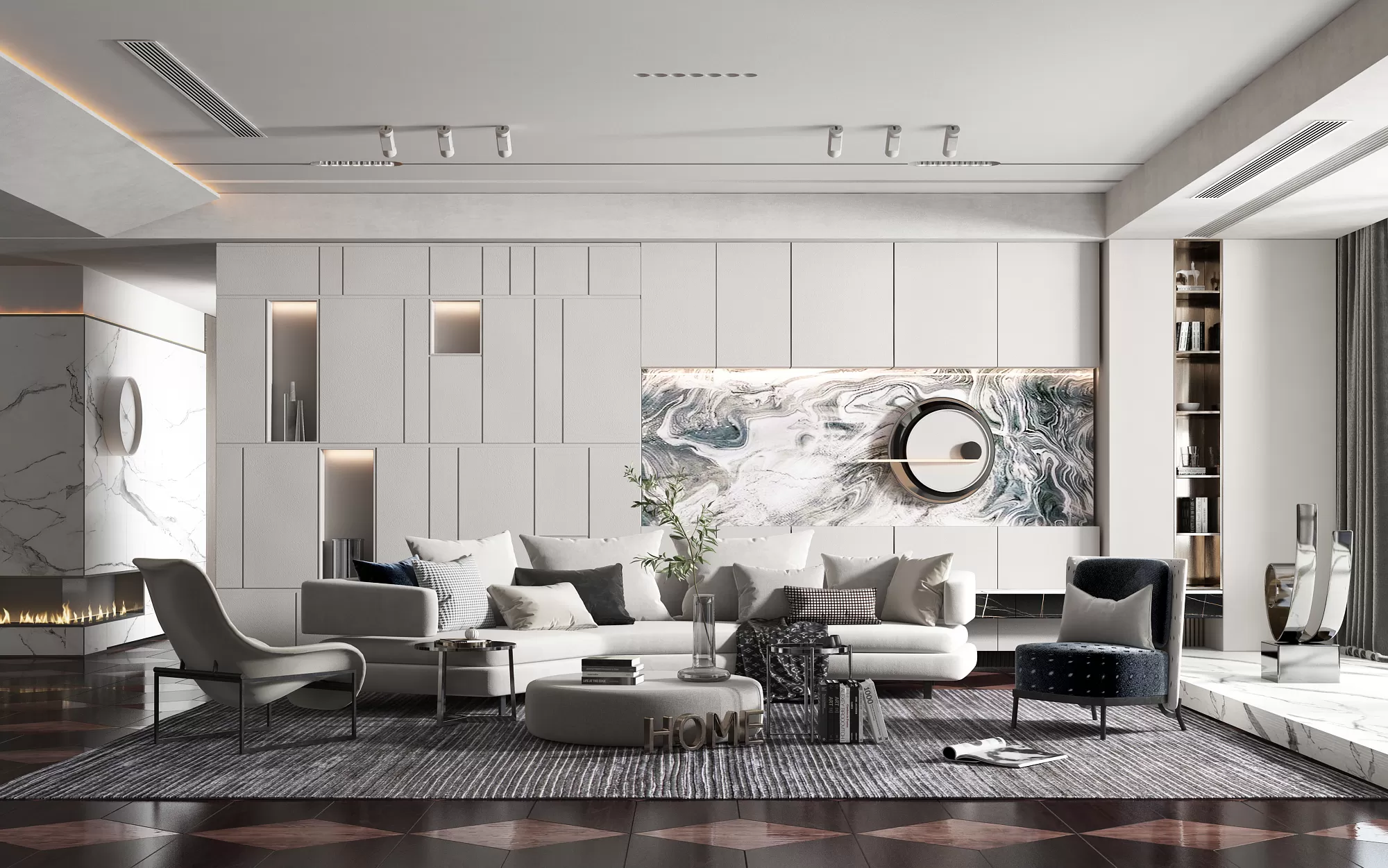 INTERIOR 3D SCENES – MINIMALIST STYLE – 0009