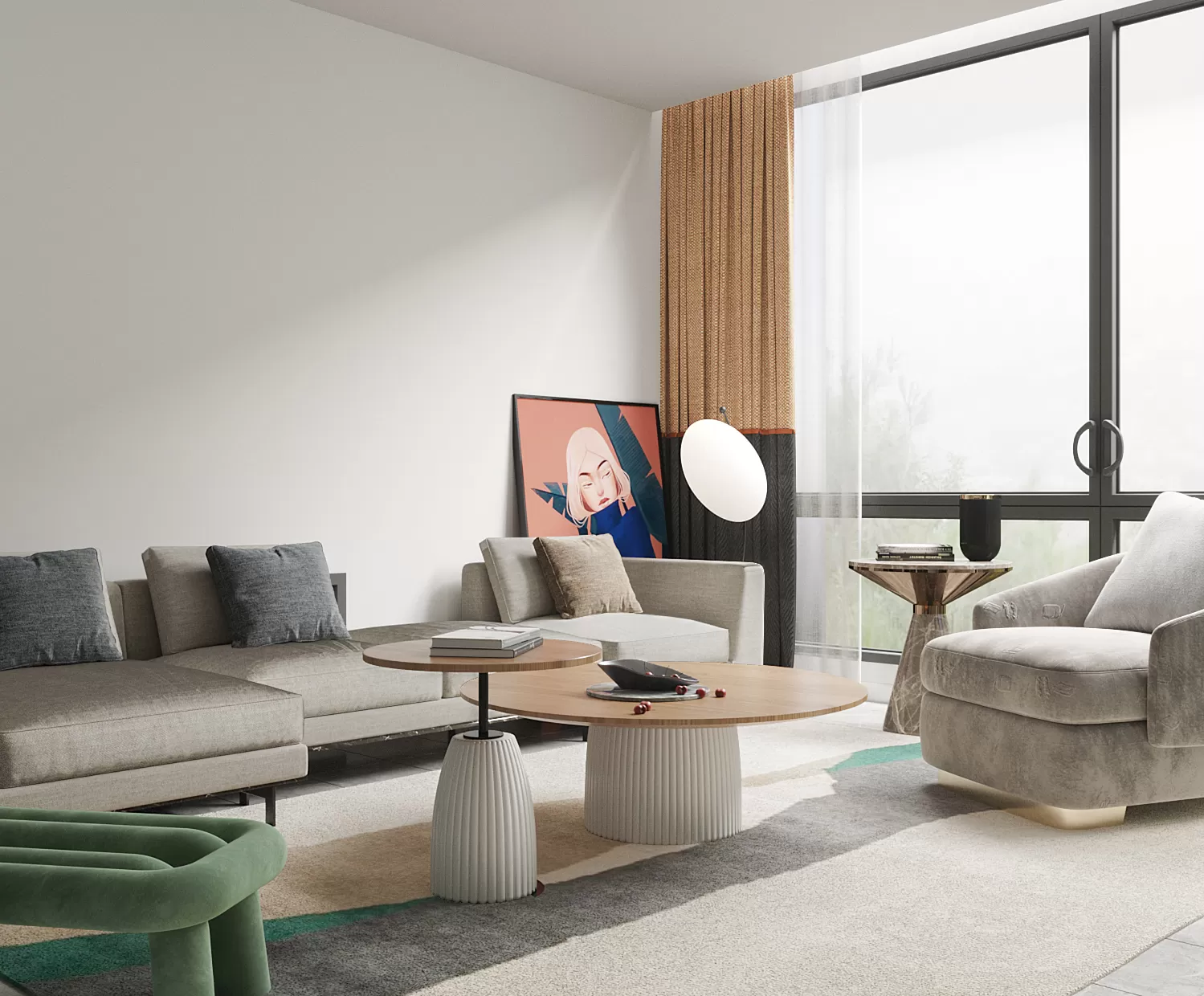 INTERIOR 3D SCENES – MINIMALIST STYLE – 0014