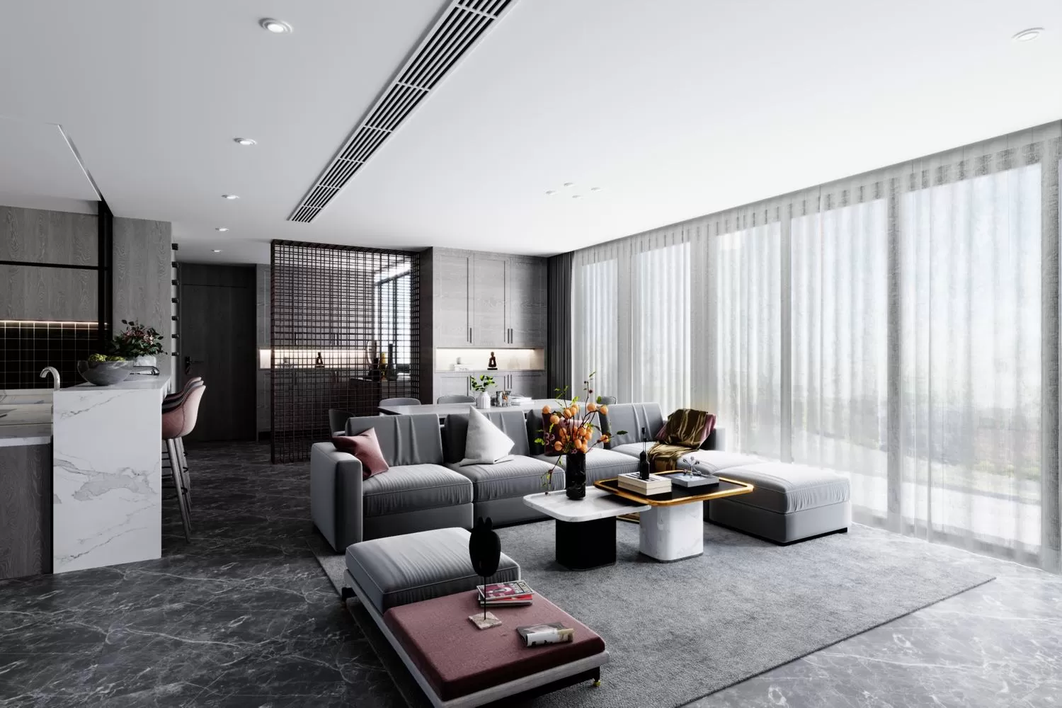 INTERIOR 3D SCENES – MINIMALIST STYLE – 0019