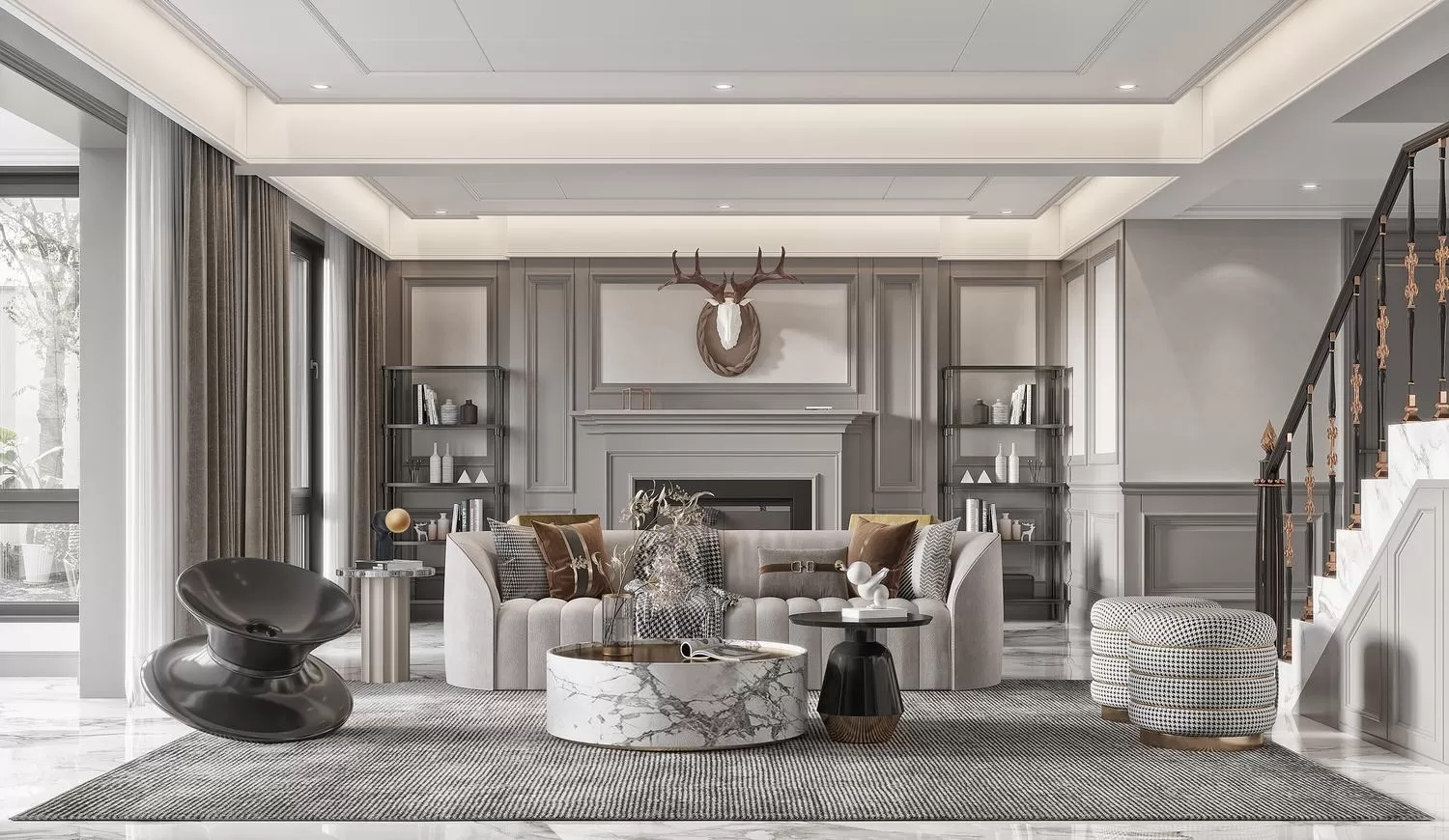 INTERIOR 3D SCENES – EUROPEAN STYLE – 0002