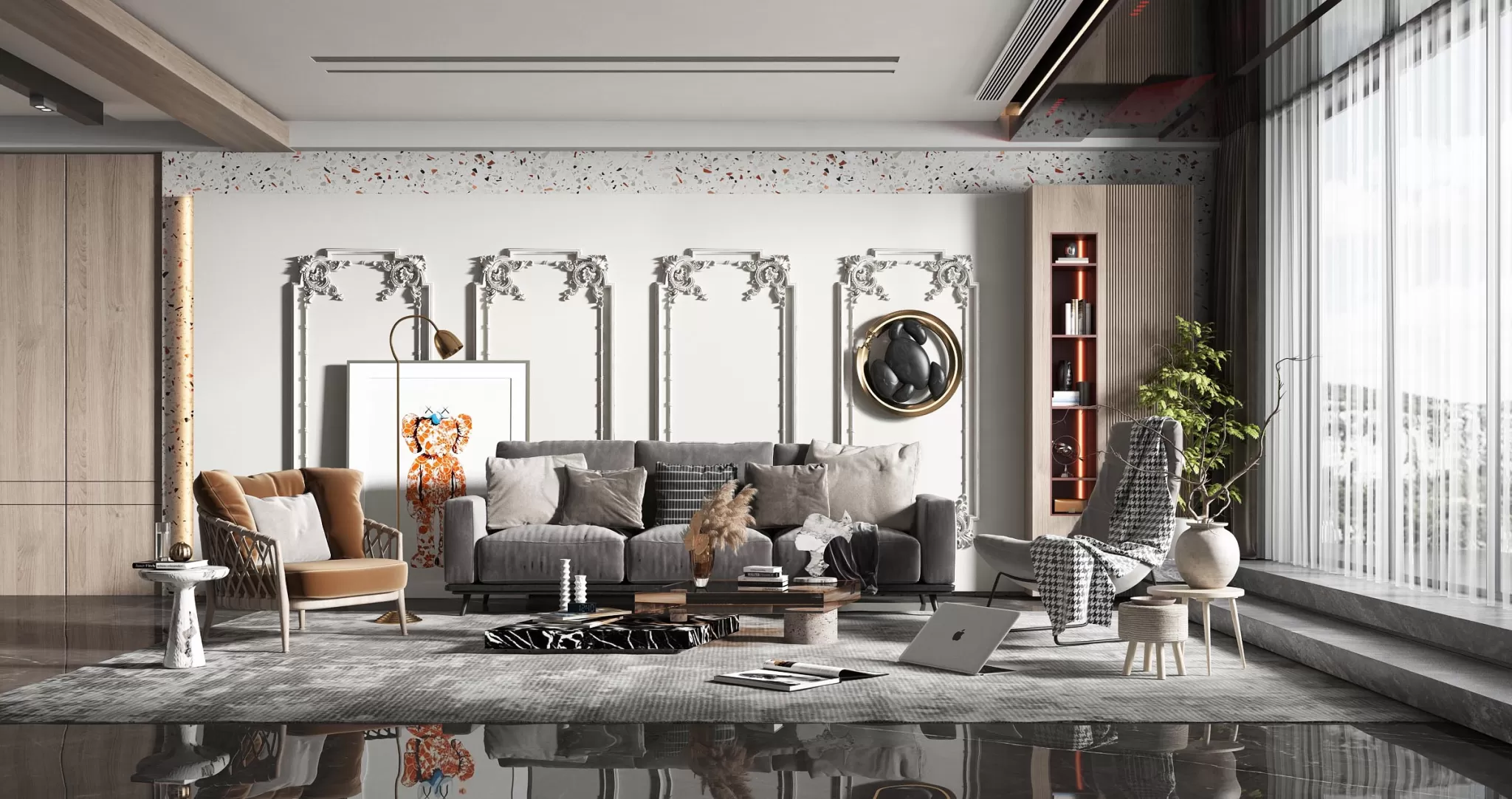 INTERIOR 3D SCENES – EUROPEAN STYLE – 0004