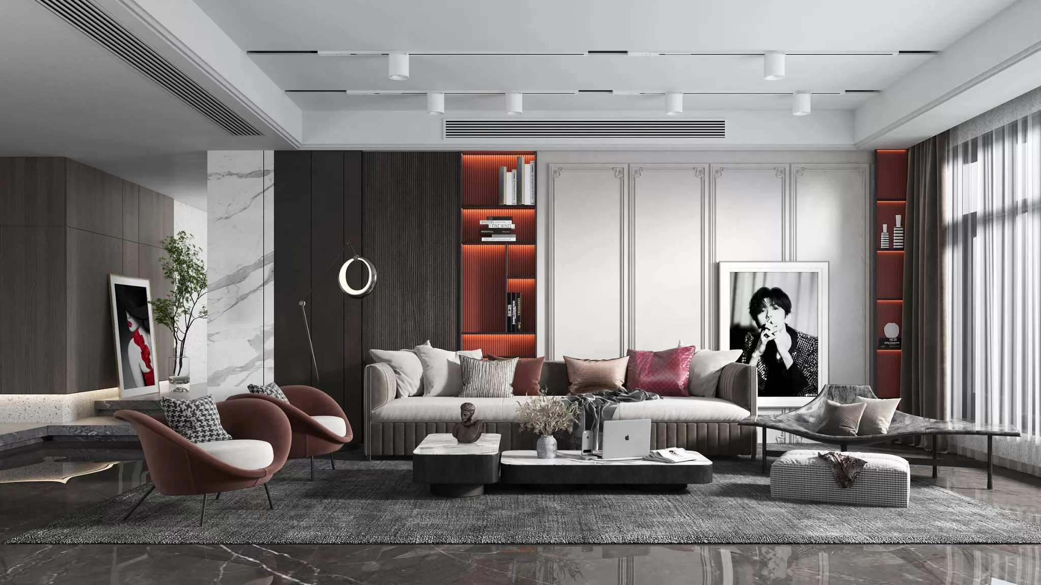 INTERIOR 3D SCENES – EUROPEAN STYLE – 0006