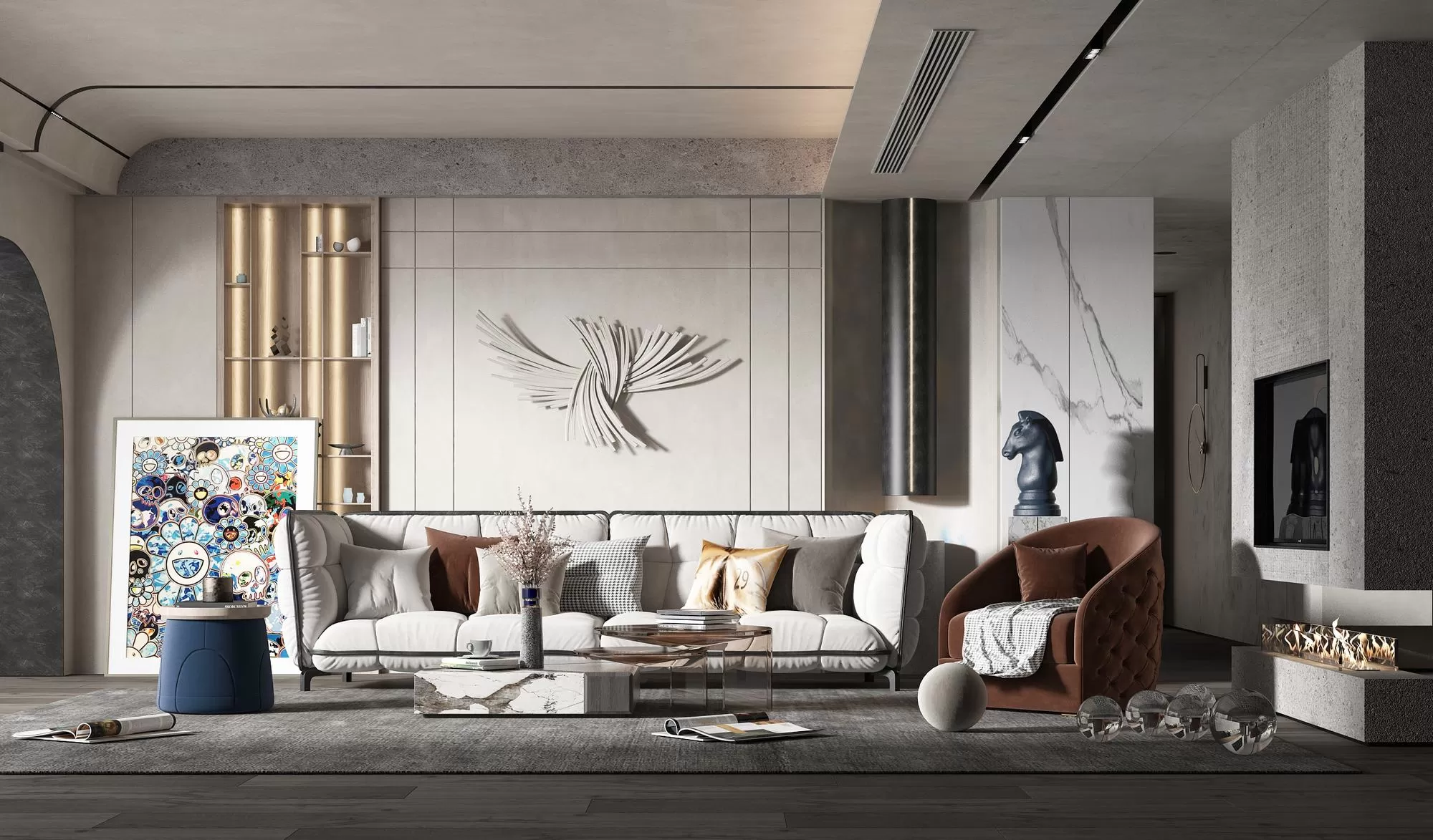 INTERIOR 3D SCENES – EUROPEAN STYLE – 0012