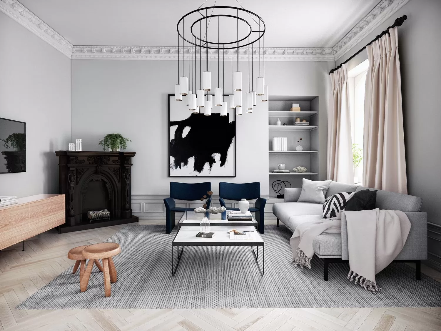 INTERIOR 3D SCENES – EUROPEAN STYLE – 0022