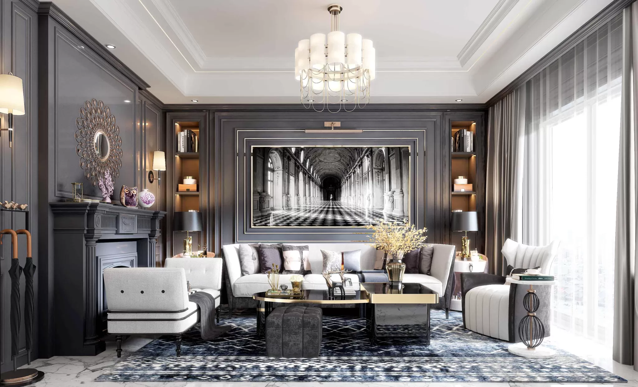 INTERIOR 3D SCENES – EUROPEAN STYLE – 0034