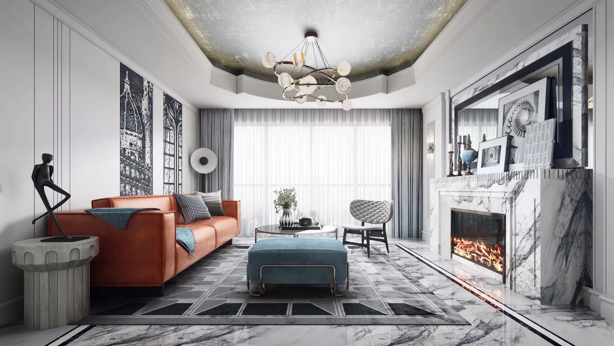 INTERIOR 3D SCENES – EUROPEAN STYLE – 0036