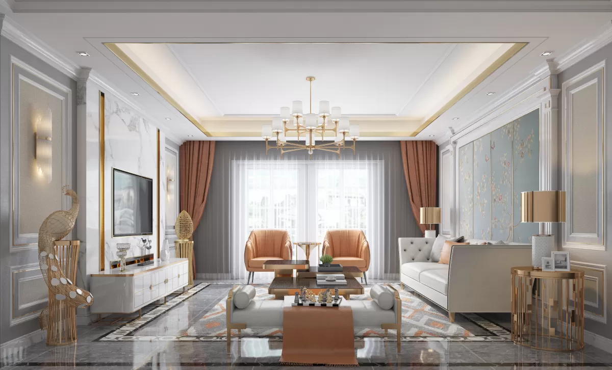 INTERIOR 3D SCENES – EUROPEAN STYLE – 0038