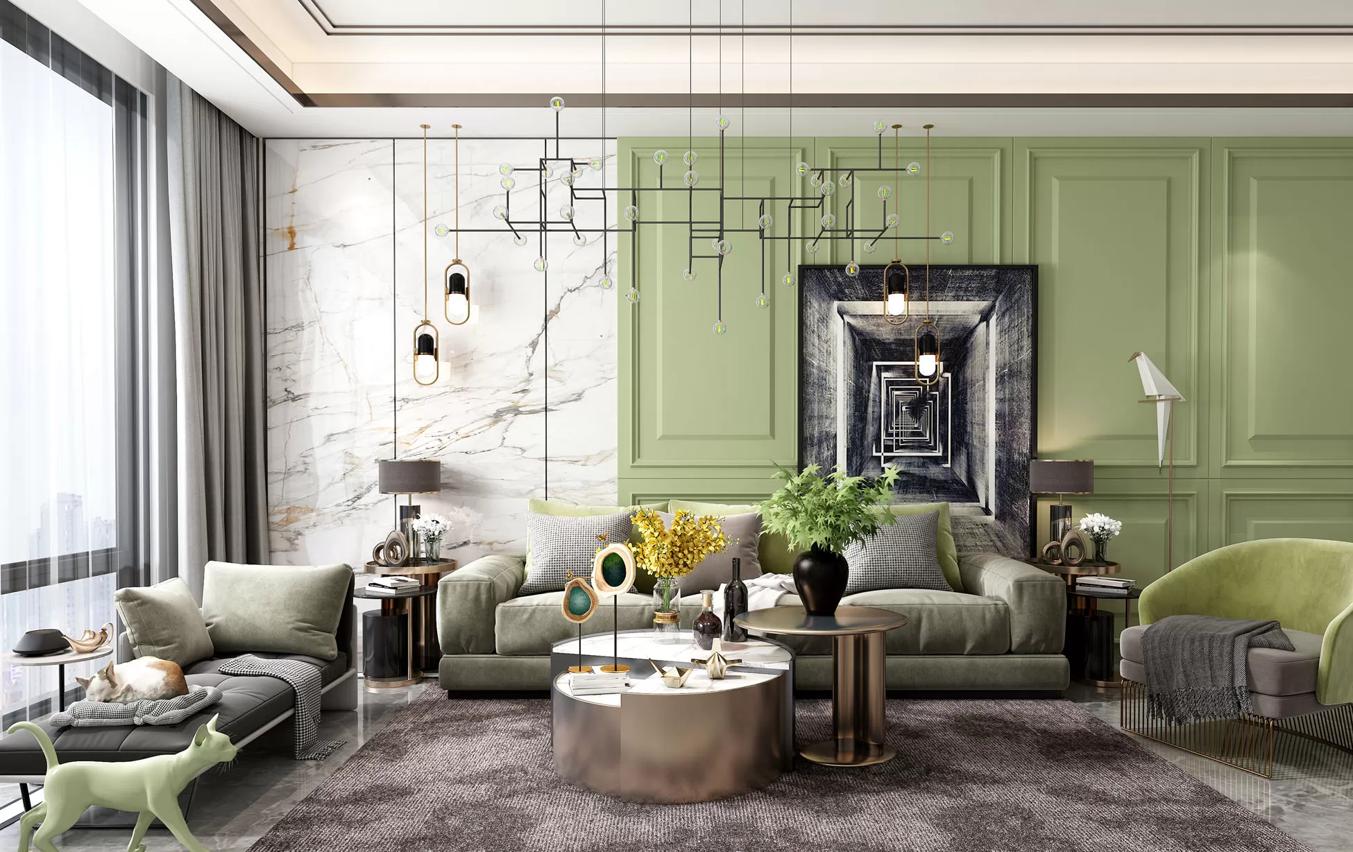 INTERIOR 3D SCENES – EUROPEAN STYLE – 0046