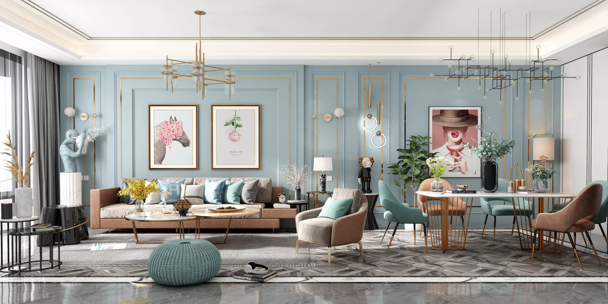 INTERIOR 3D SCENES – EUROPEAN STYLE – 0047