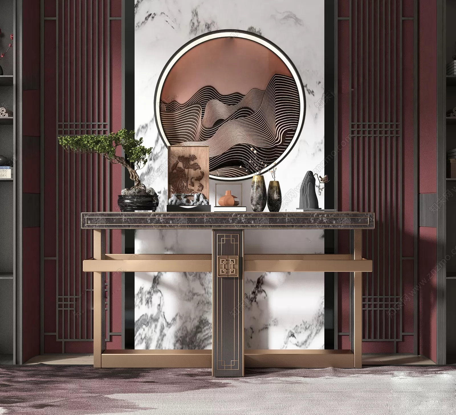 INTERIOR 3D SCENES – CHINESE STYLE – 0008