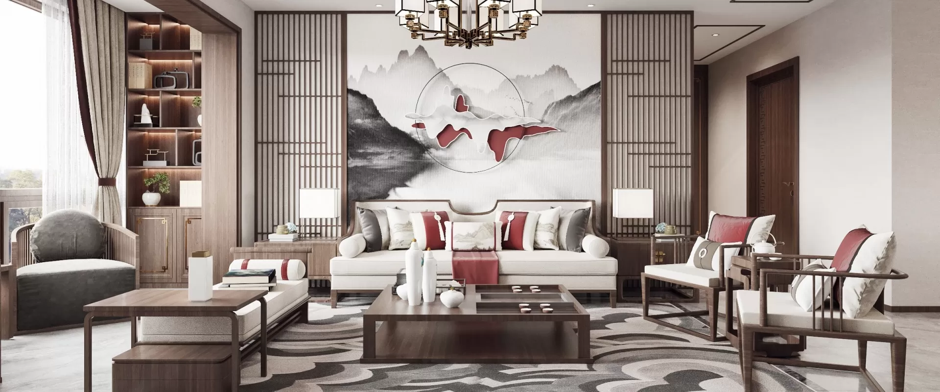 INTERIOR 3D SCENES – CHINESE STYLE – 0013