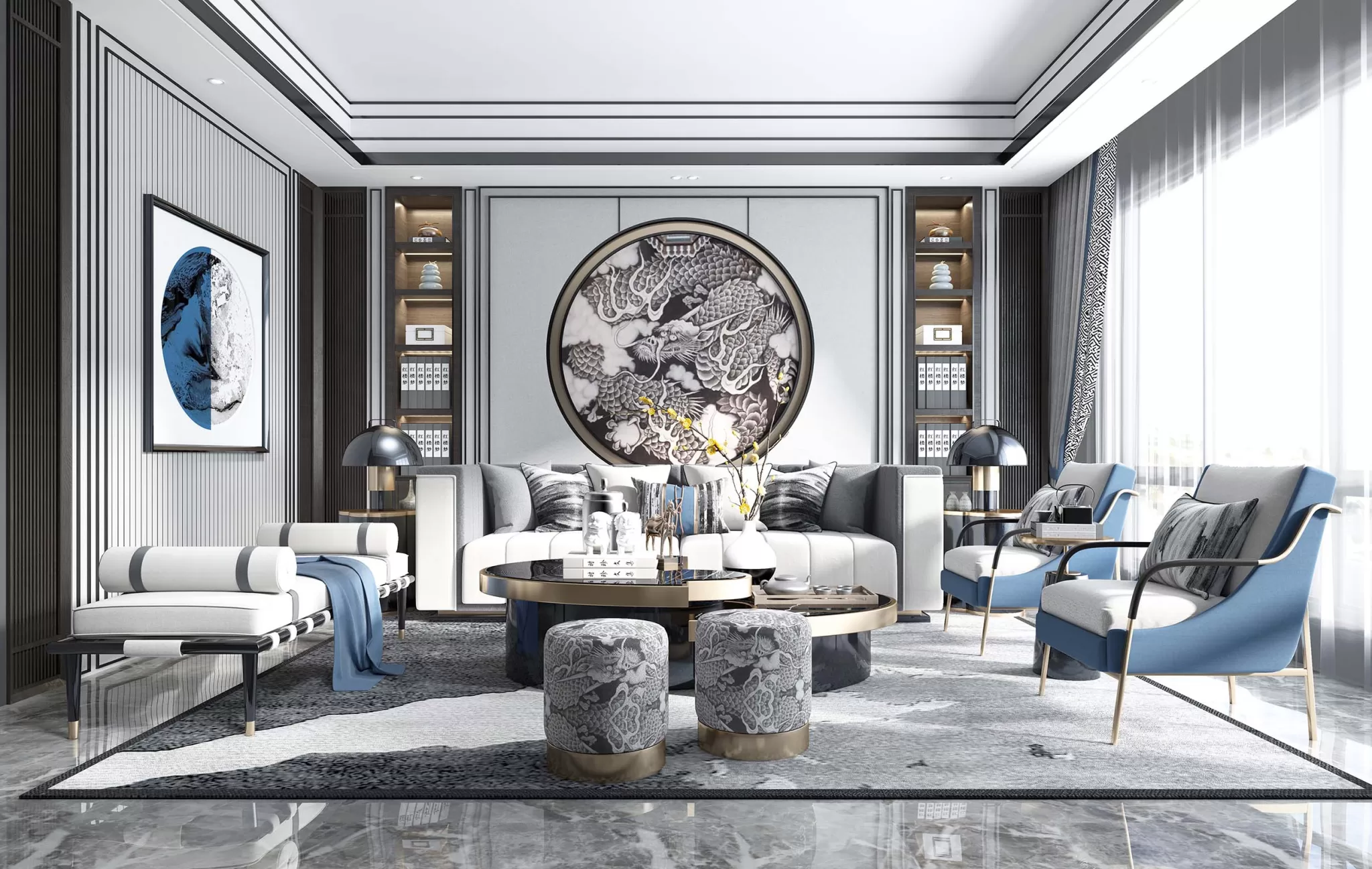 INTERIOR 3D SCENES – CHINESE STYLE – 0029