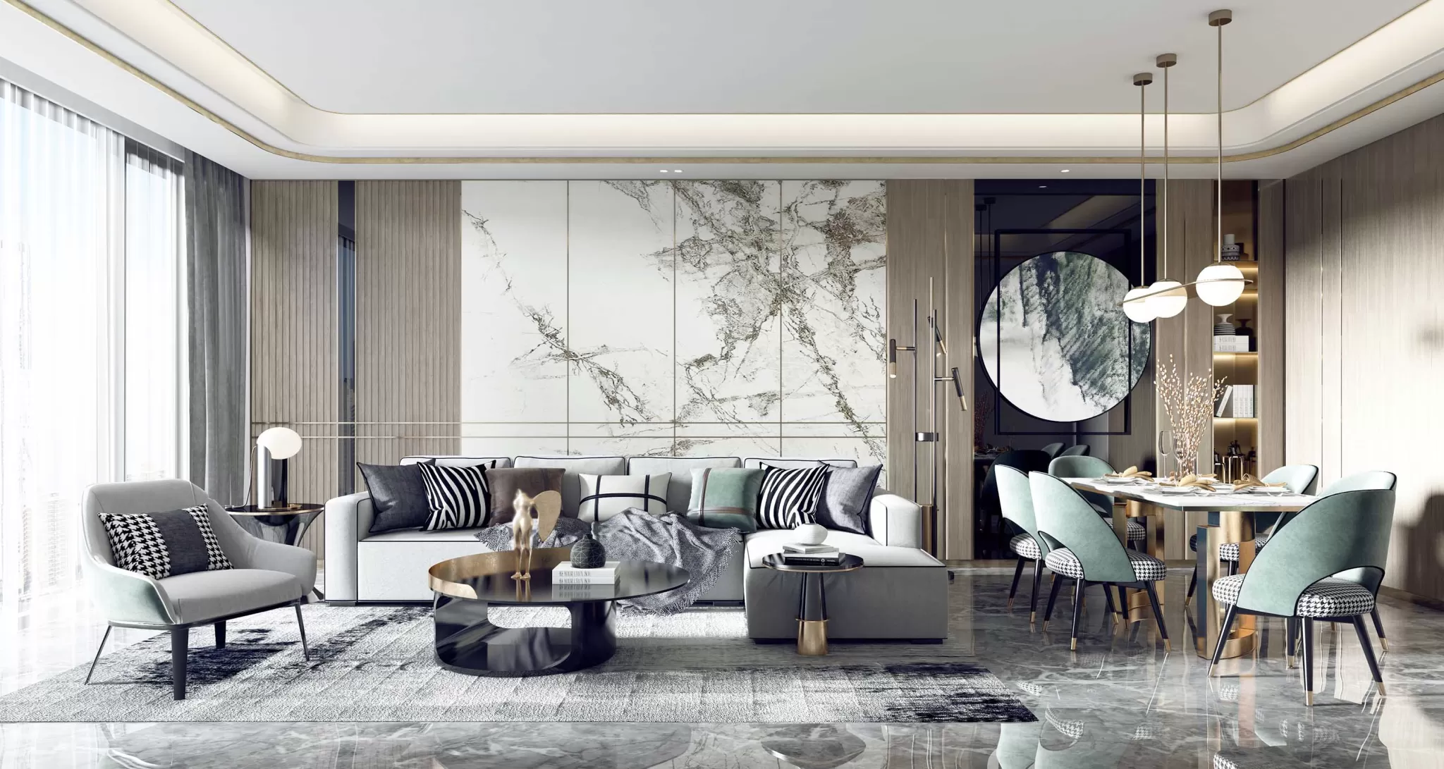 INTERIOR 3D SCENES – CHINESE STYLE – 0043