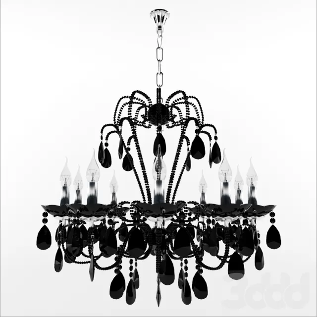 C.Rococo Iron  Smoke Crystal Round – 209155