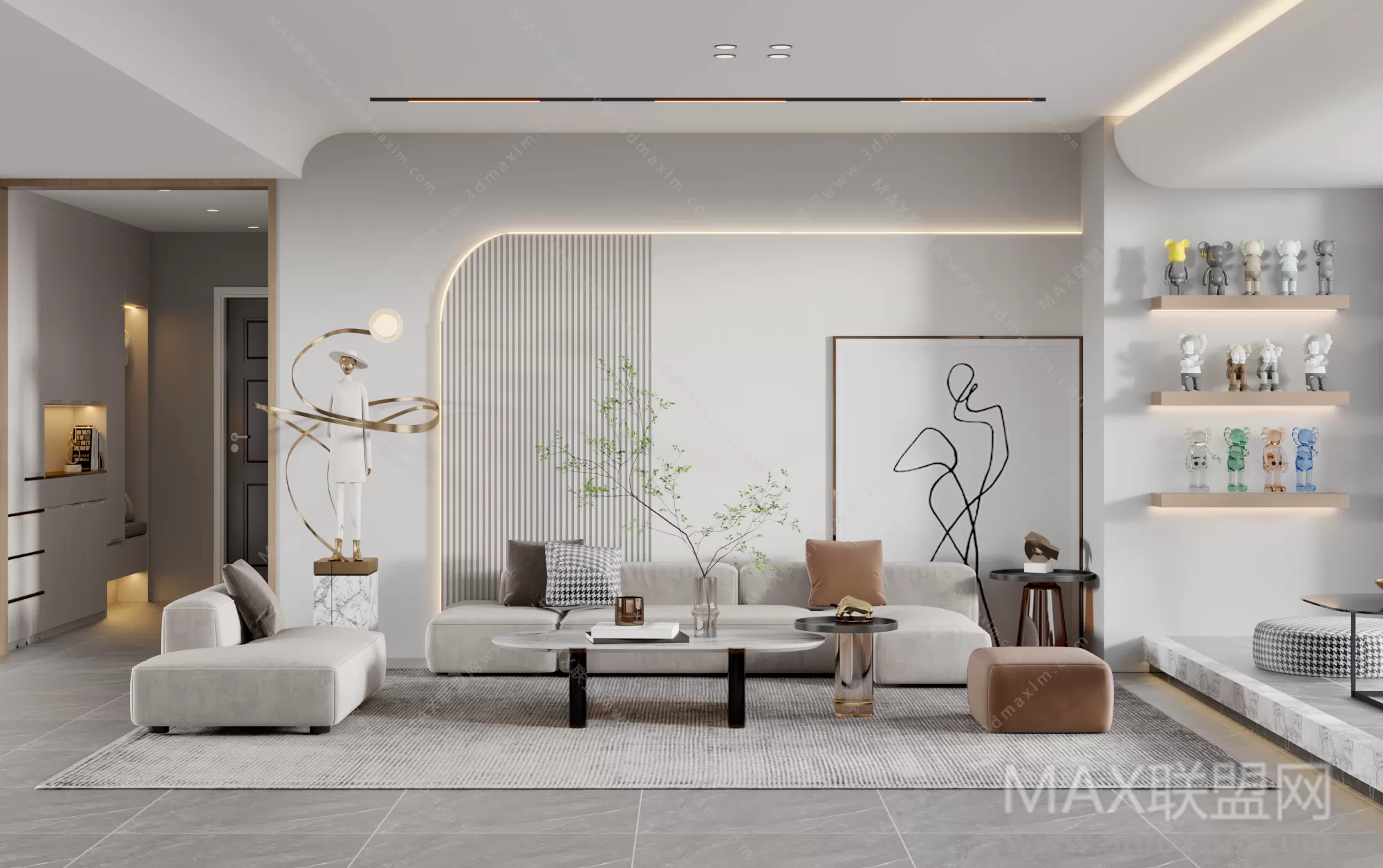 MODERN INTERIOR 3D SCENES – LIVING ROOM – 0011 MODERN INTERIOR 3D SCENES – LIVING ROOM – 0011