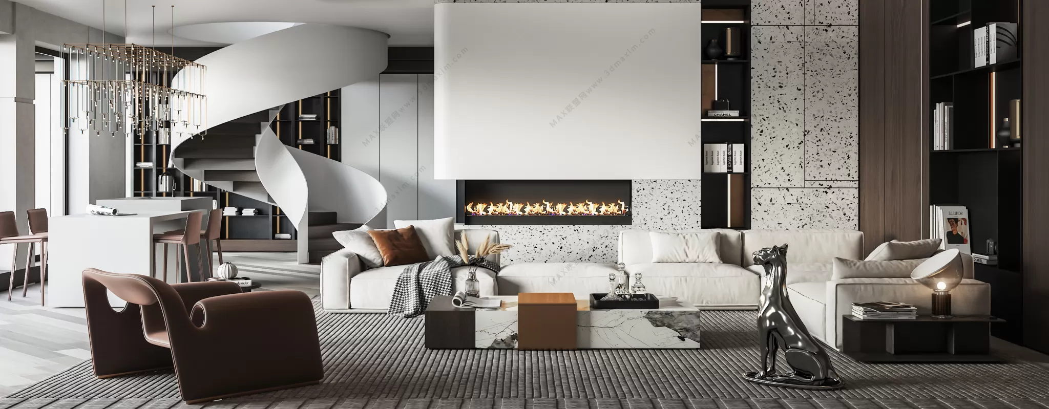 MODERN INTERIOR 3D SCENES – LIVING ROOM – 0019 MODERN INTERIOR 3D SCENES – LIVING ROOM – 0019