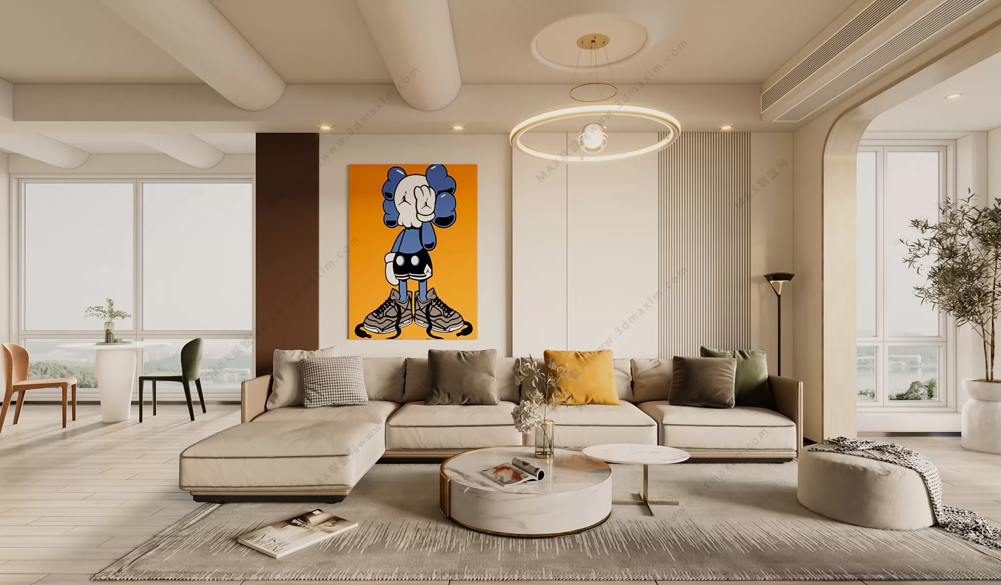 MODERN INTERIOR 3D SCENES – LIVING ROOM – 0022 MODERN INTERIOR 3D SCENES – LIVING ROOM – 0022