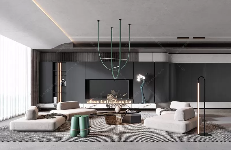 MODERN INTERIOR 3D SCENES – LIVING ROOM – 0027 MODERN INTERIOR 3D SCENES – LIVING ROOM – 0027