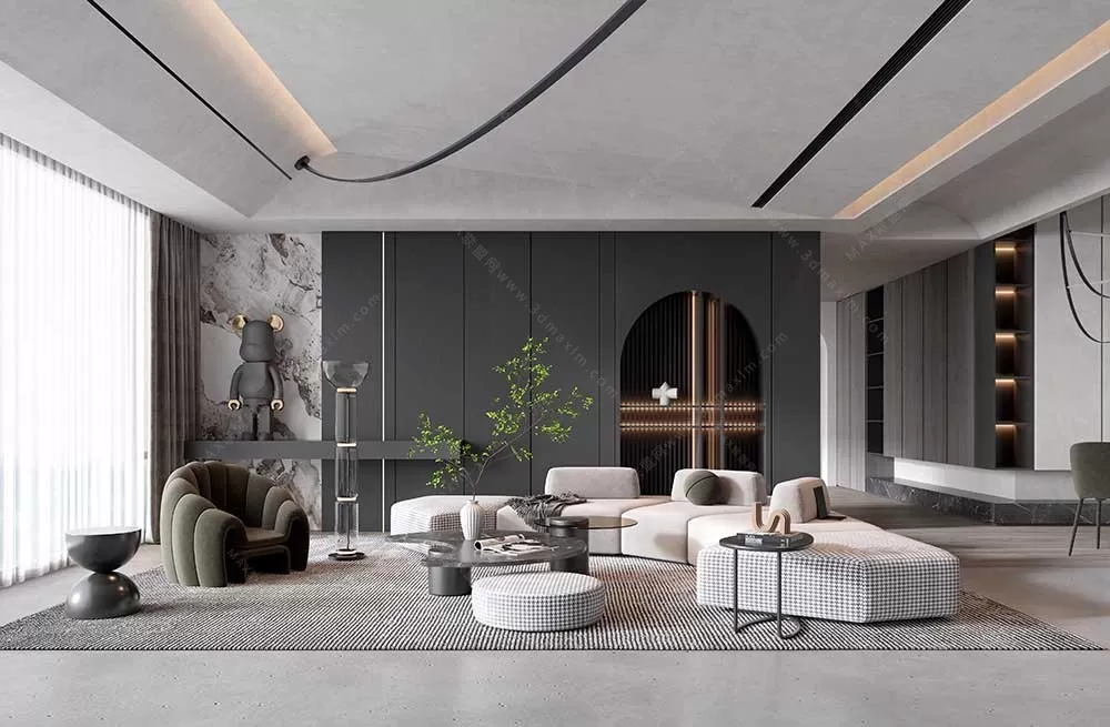 MODERN INTERIOR 3D SCENES – LIVING ROOM – 0028 MODERN INTERIOR 3D SCENES – LIVING ROOM – 0028