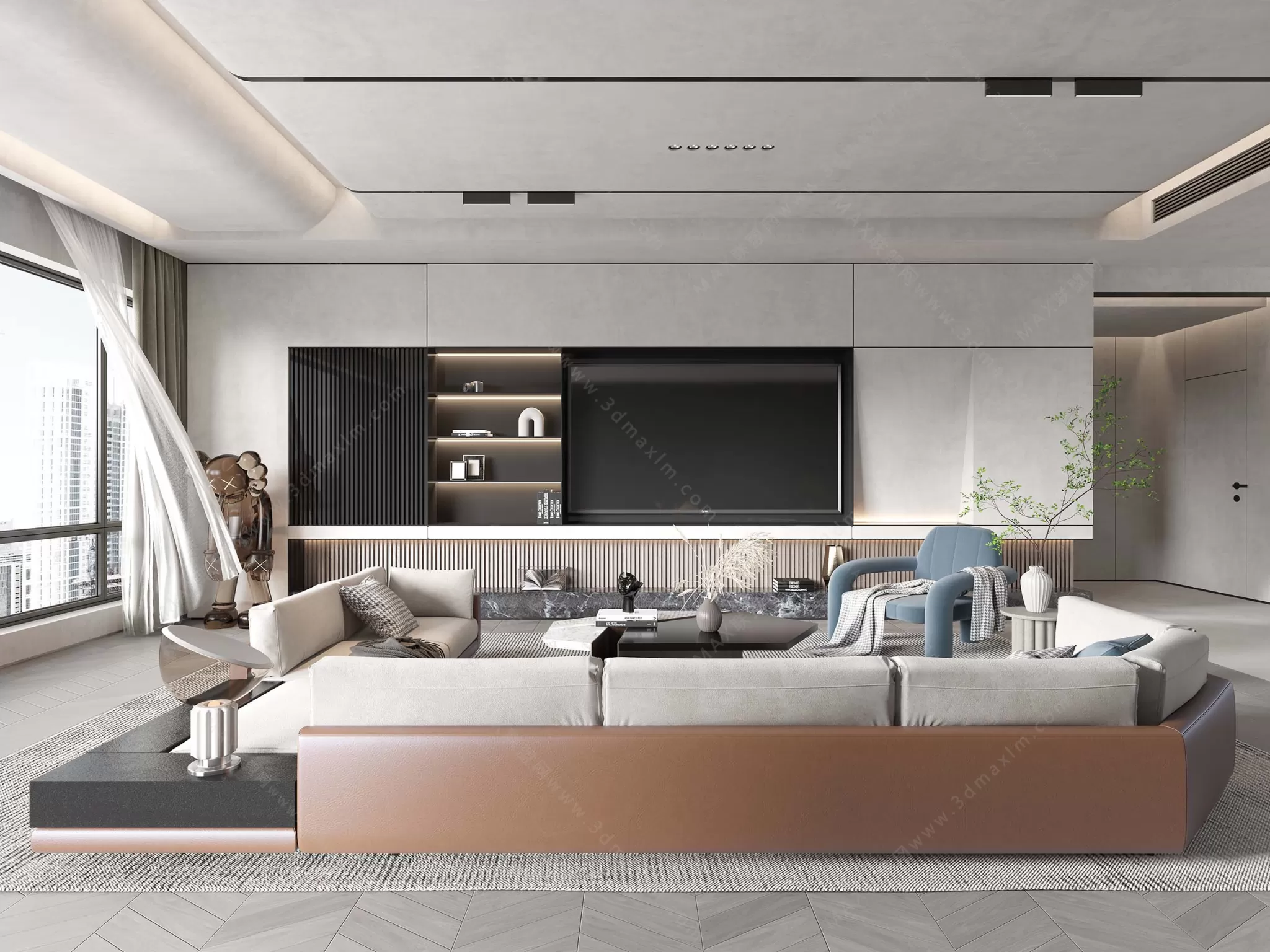 MODERN INTERIOR 3D SCENES – LIVING ROOM – 0035 MODERN INTERIOR 3D SCENES – LIVING ROOM – 0035