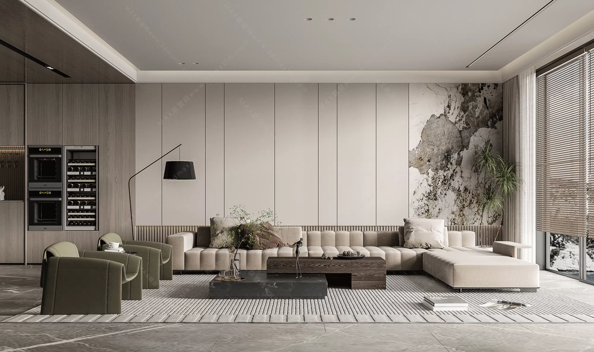 MODERN INTERIOR 3D SCENES – LIVING ROOM – 0037 MODERN INTERIOR 3D SCENES – LIVING ROOM – 0037