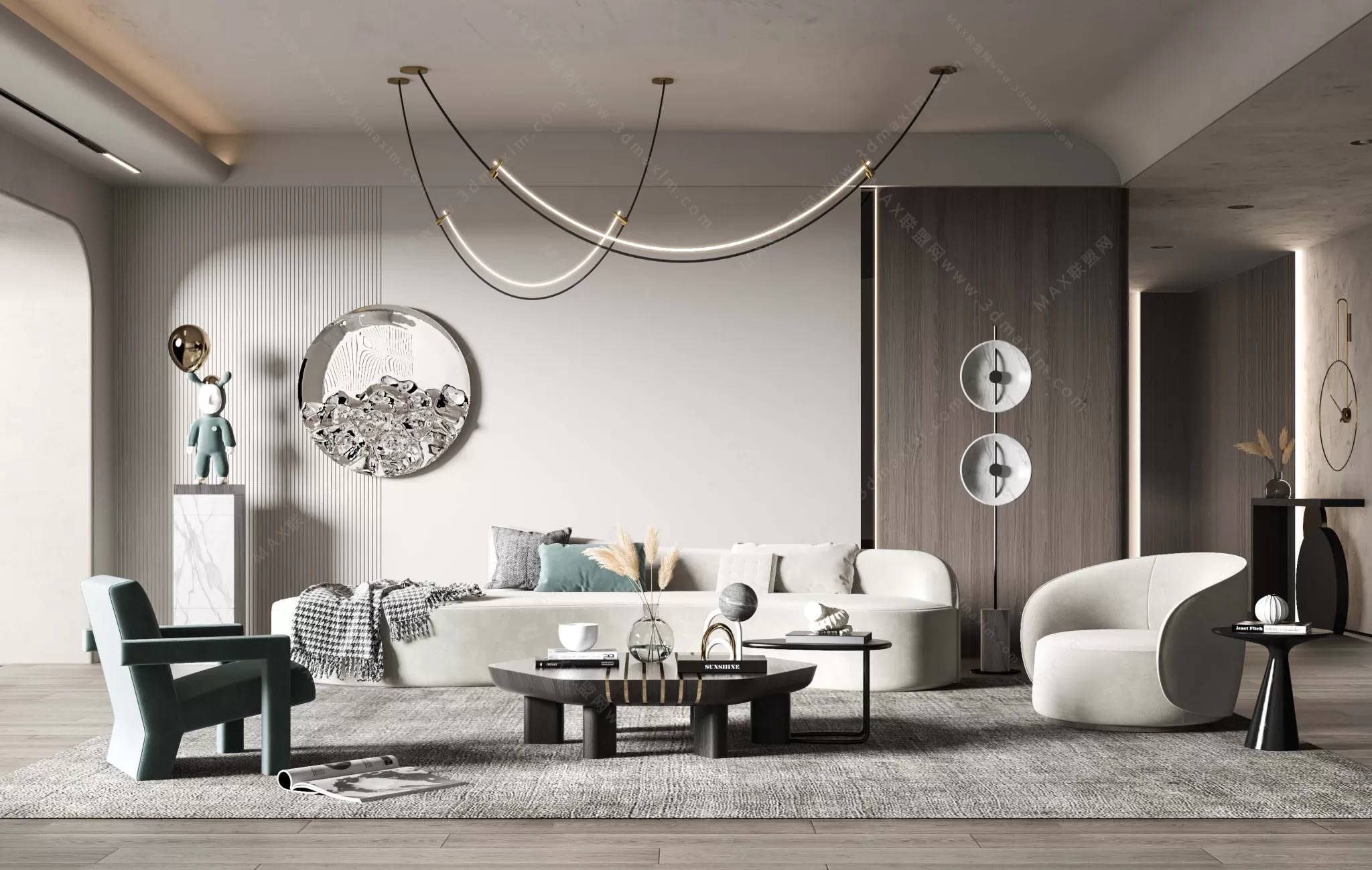 MODERN INTERIOR 3D SCENES – LIVING ROOM – 0038 MODERN INTERIOR 3D SCENES – LIVING ROOM – 0038