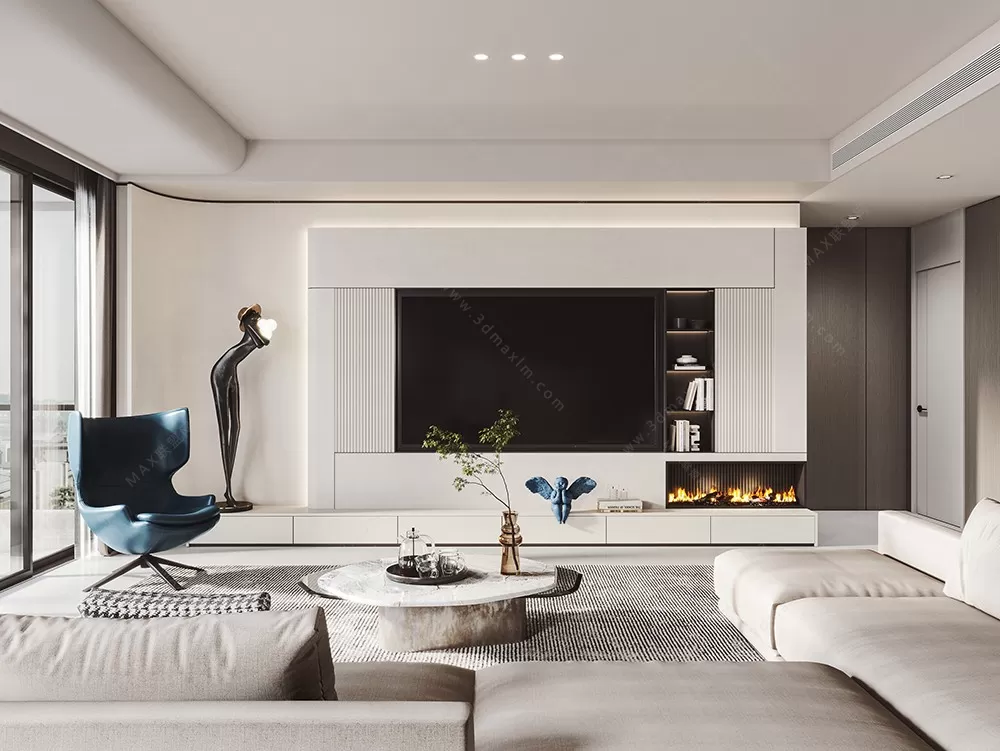 MODERN INTERIOR 3D SCENES – LIVING ROOM – 0049 MODERN INTERIOR 3D SCENES – LIVING ROOM – 0049