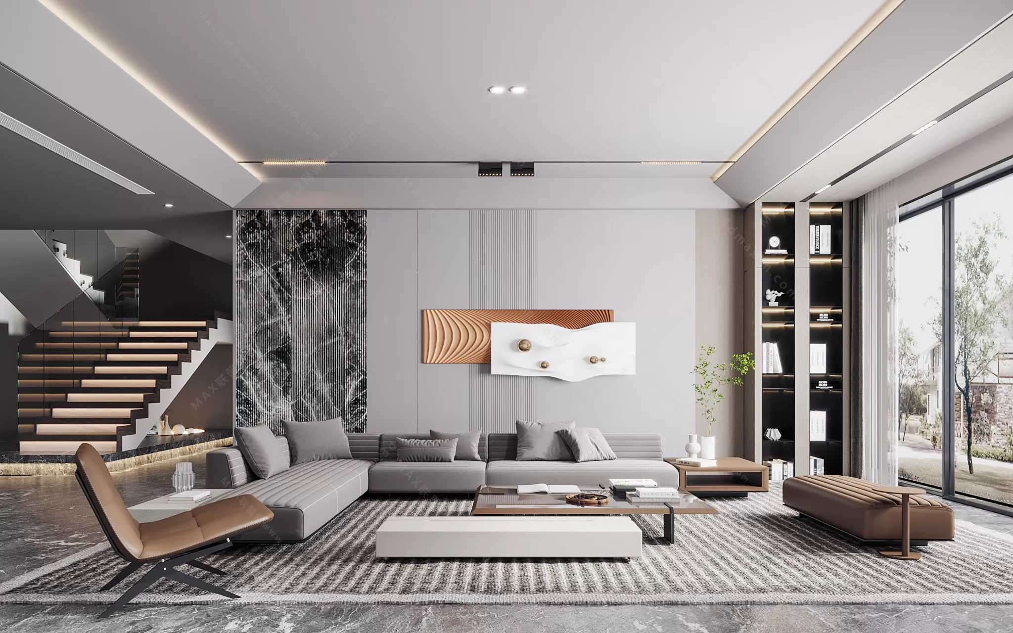 MODERN INTERIOR 3D SCENES – LIVING ROOM – 0050 MODERN INTERIOR 3D SCENES – LIVING ROOM – 0050