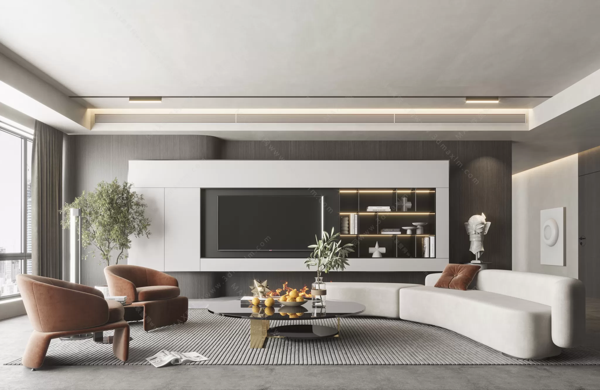 MODERN INTERIOR 3D SCENES – LIVING ROOM – 0055 MODERN INTERIOR 3D SCENES – LIVING ROOM – 0055