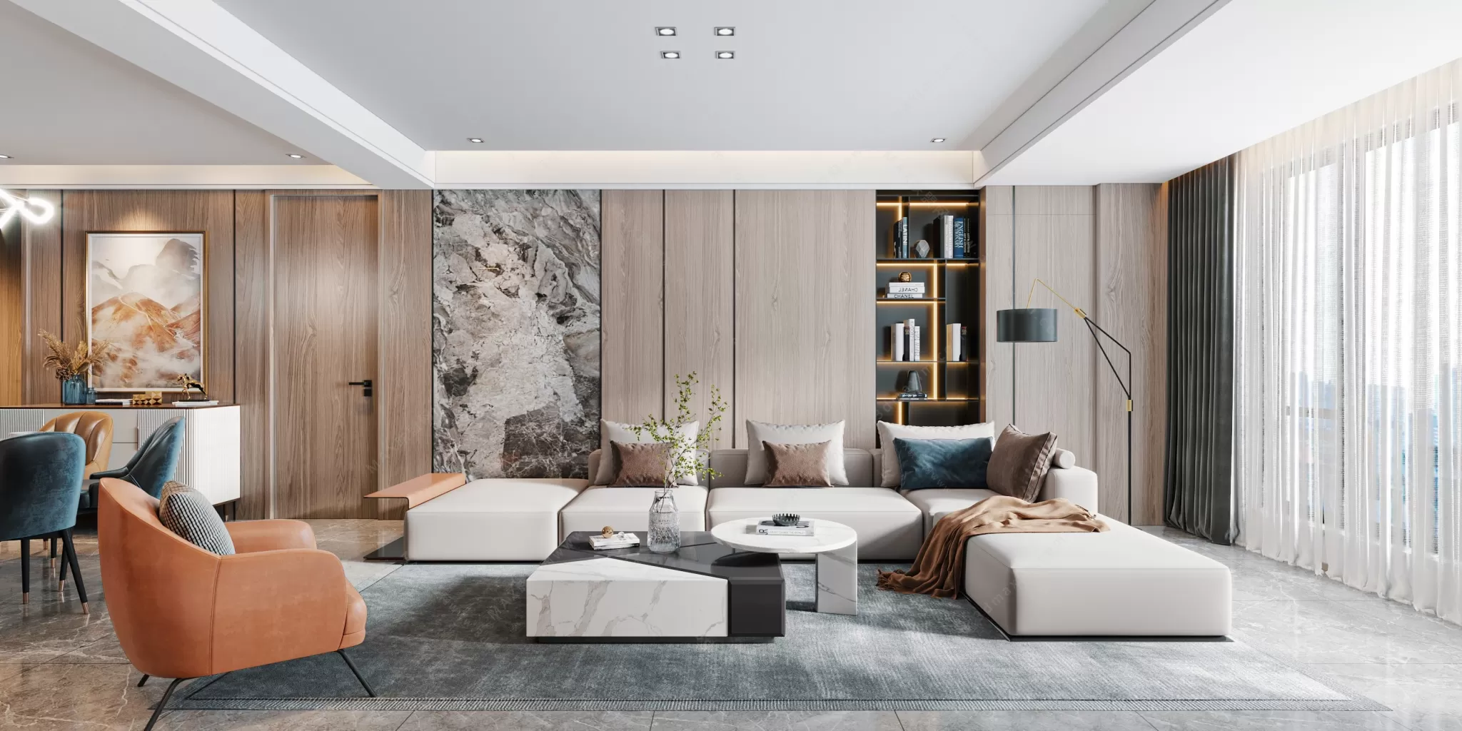 MODERN INTERIOR 3D SCENES – LIVING ROOM – 0058 MODERN INTERIOR 3D SCENES – LIVING ROOM – 0058