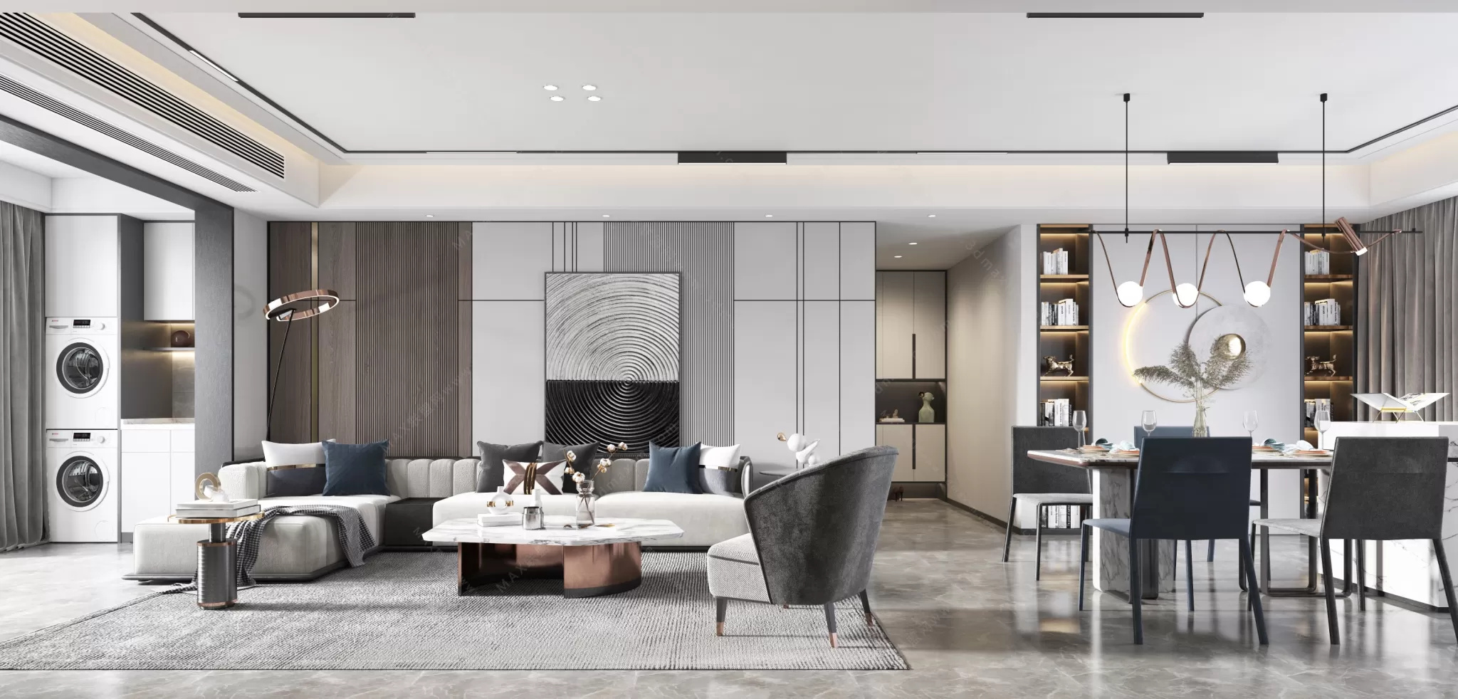 MODERN INTERIOR 3D SCENES – LIVING ROOM – 0060 MODERN INTERIOR 3D SCENES – LIVING ROOM – 0060