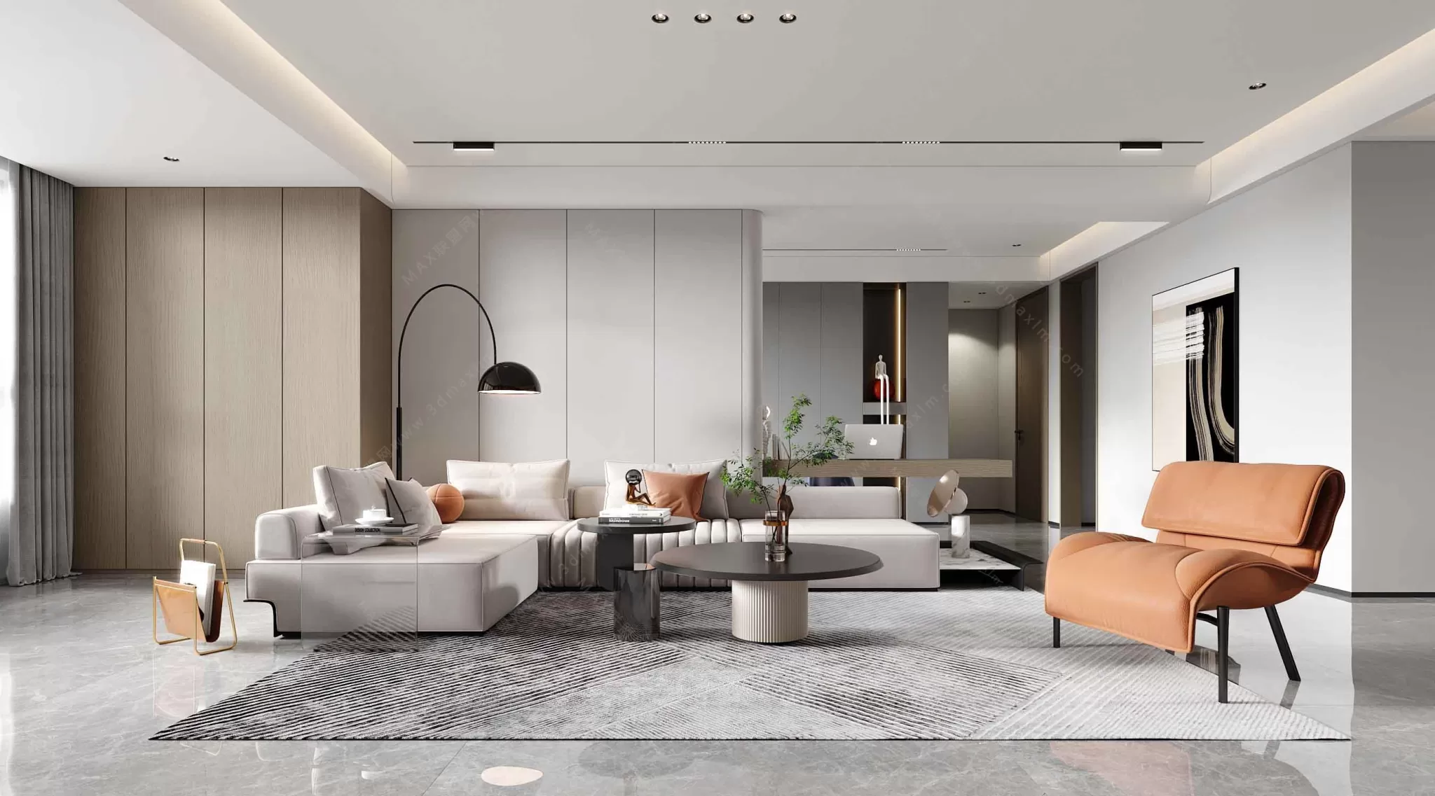MODERN INTERIOR 3D SCENES – LIVING ROOM – 0061 MODERN INTERIOR 3D SCENES – LIVING ROOM – 0061