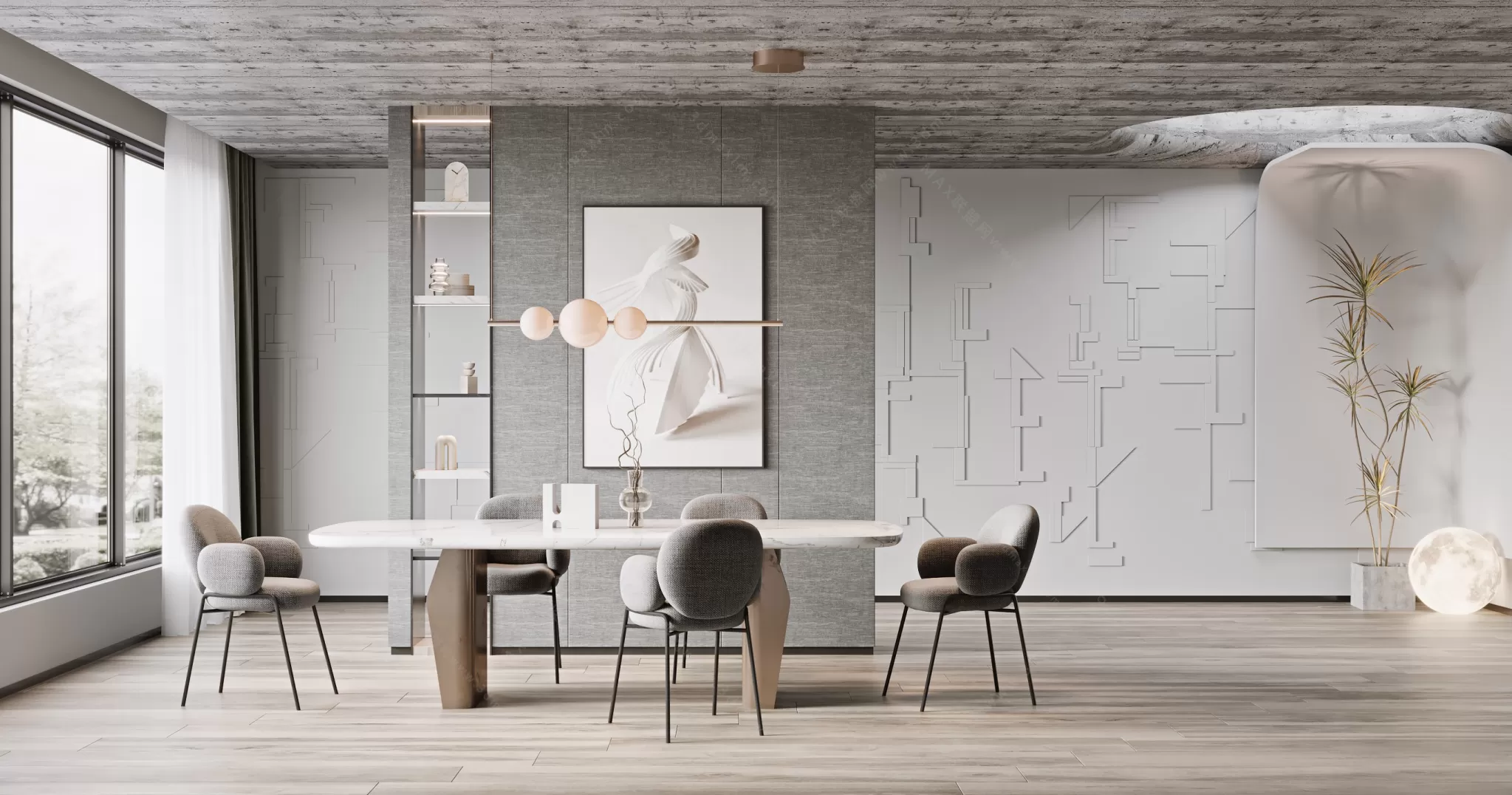 MODERN INTERIOR 3D SCENES – DINING ROOM – 0015 MODERN INTERIOR 3D SCENES – DINING ROOM – 0015