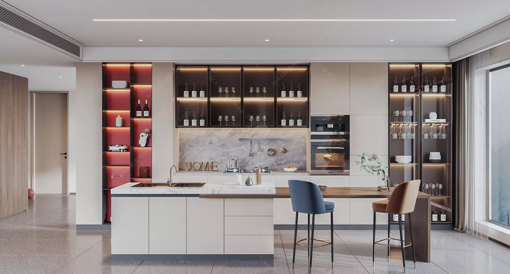 MODERN INTERIOR 3D SCENES – DINING ROOM – 0021 MODERN INTERIOR 3D SCENES – DINING ROOM – 0021