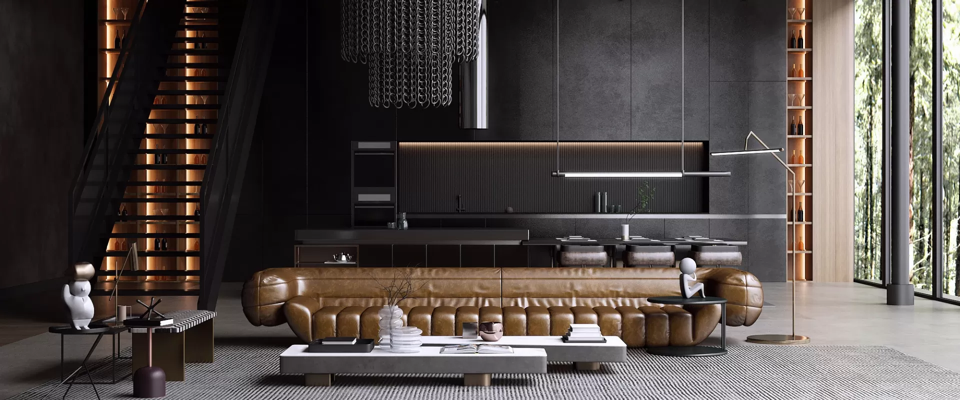 HOUSE SPACE 3D SCENES – VILLAS – 0011