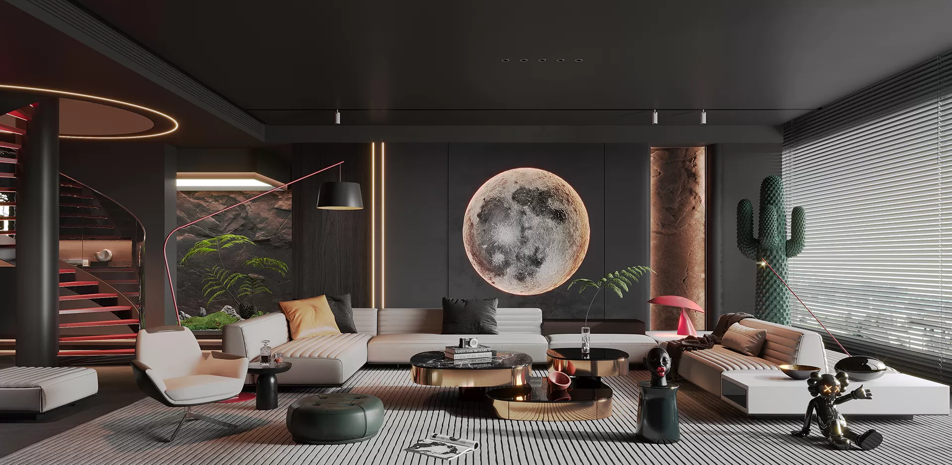 HOUSE SPACE 3D SCENES – VILLAS – 0015