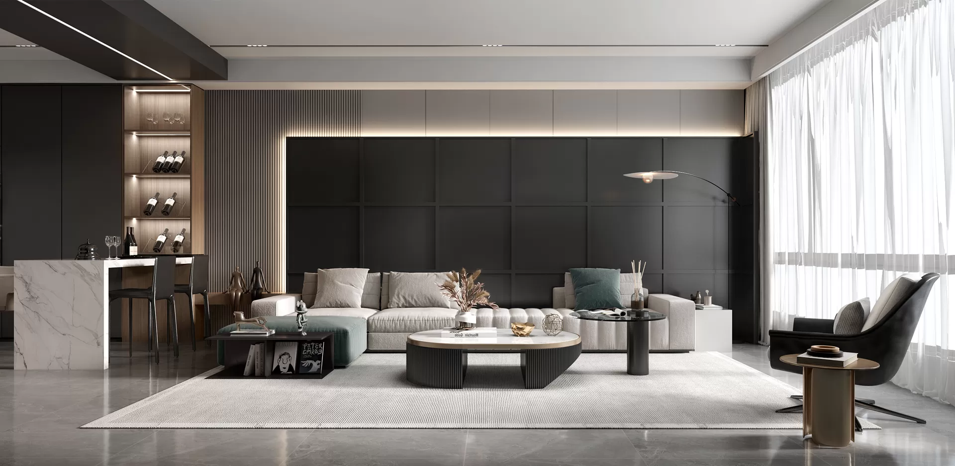 HOUSE SPACE 3D SCENES – VILLAS – 0024