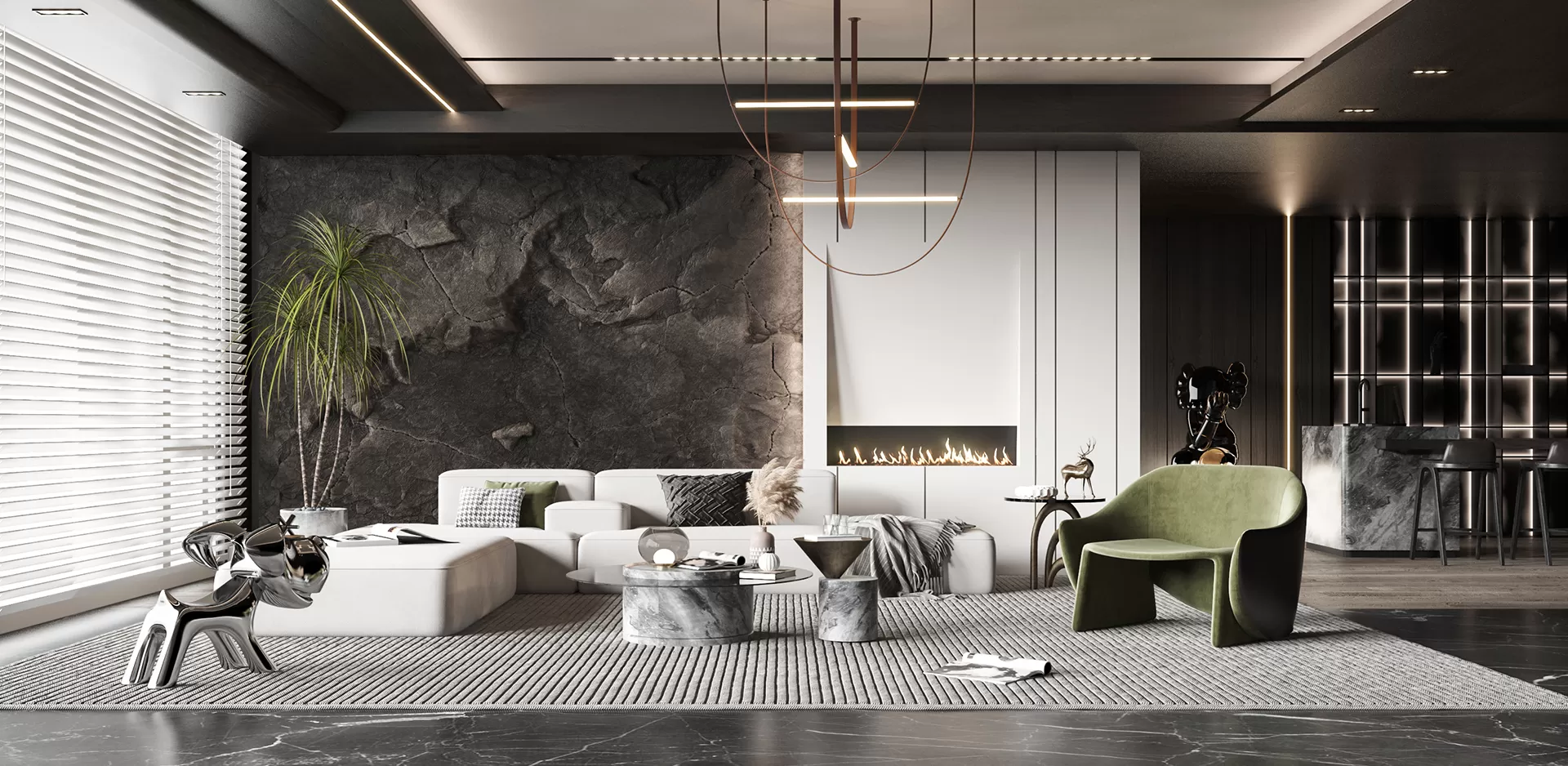 HOUSE SPACE 3D SCENES – VILLAS – 0030