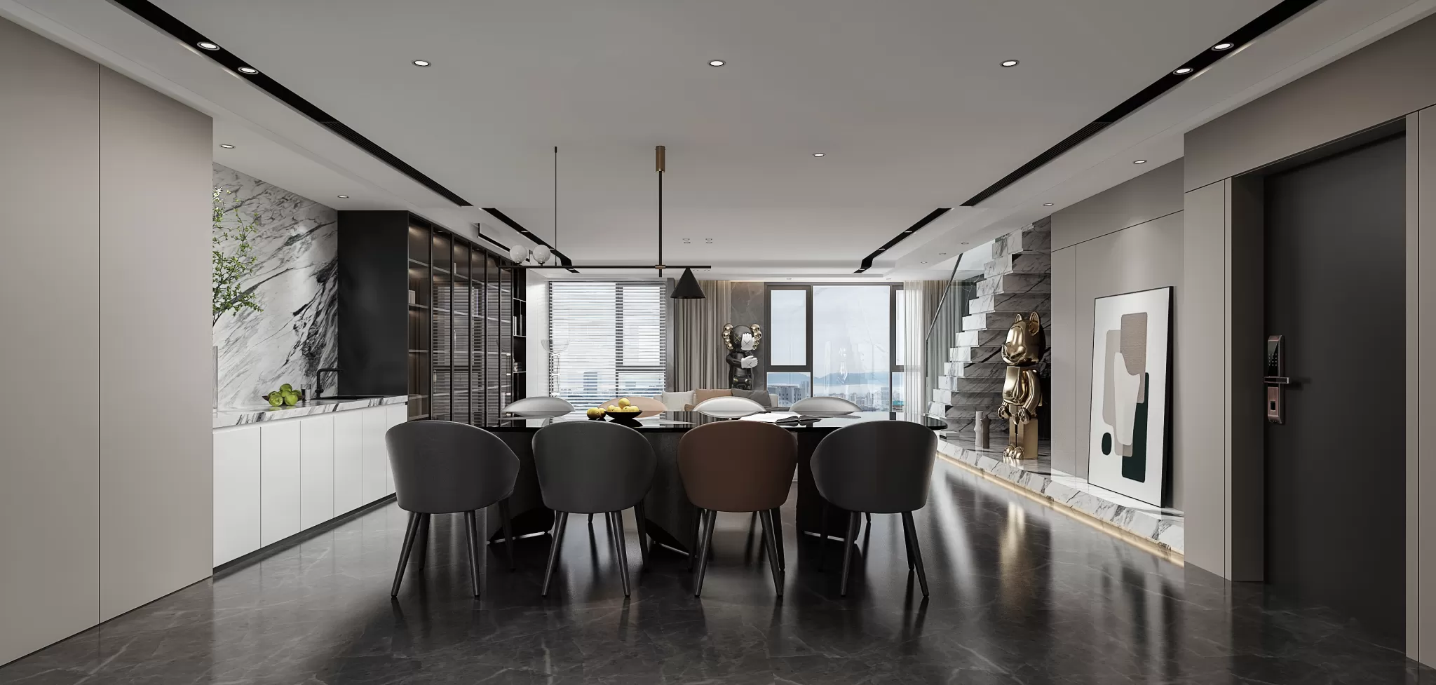 HOUSE SPACE 3D SCENES – VILLAS – 0042