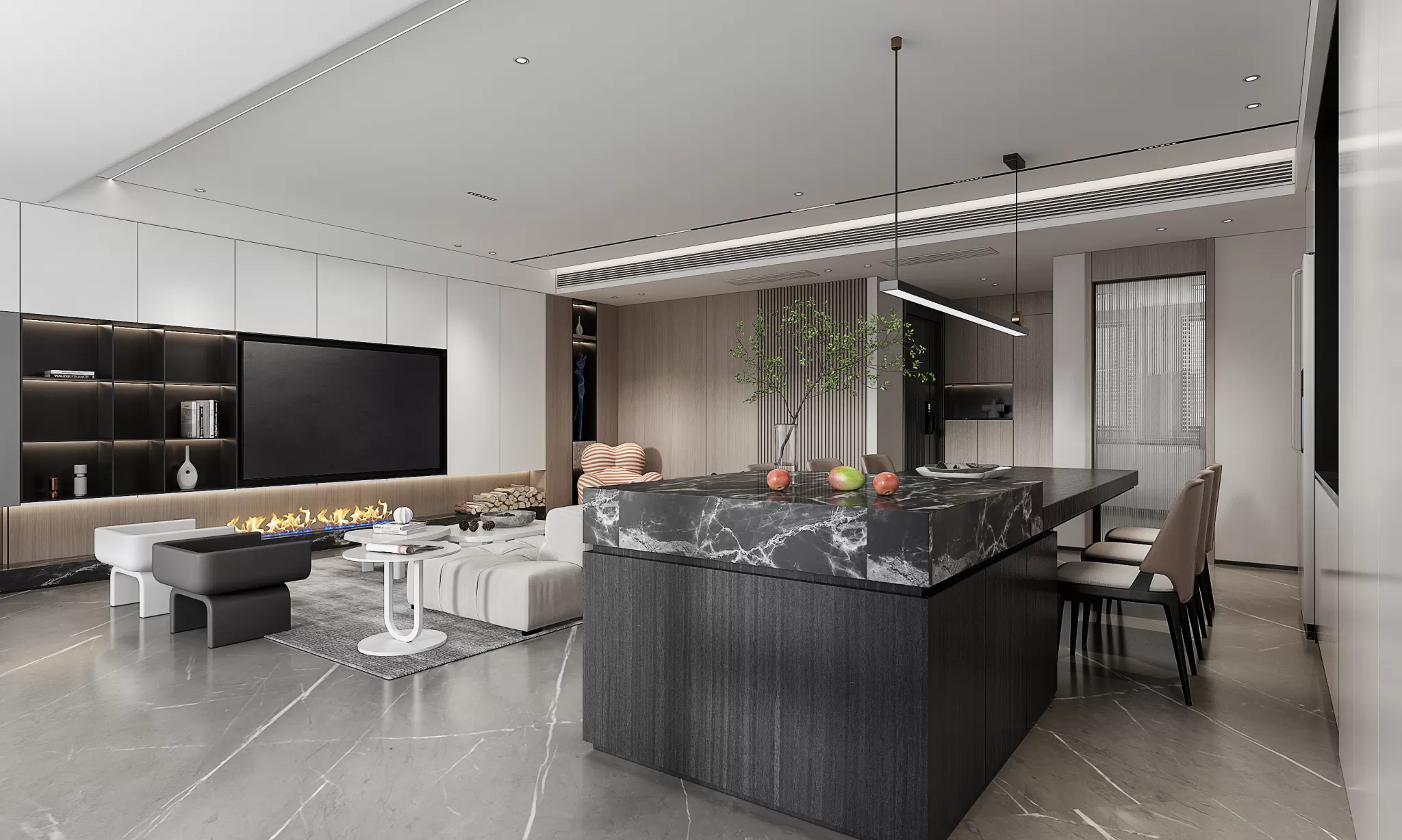 HOUSE SPACE 3D SCENES – VILLAS – 0049