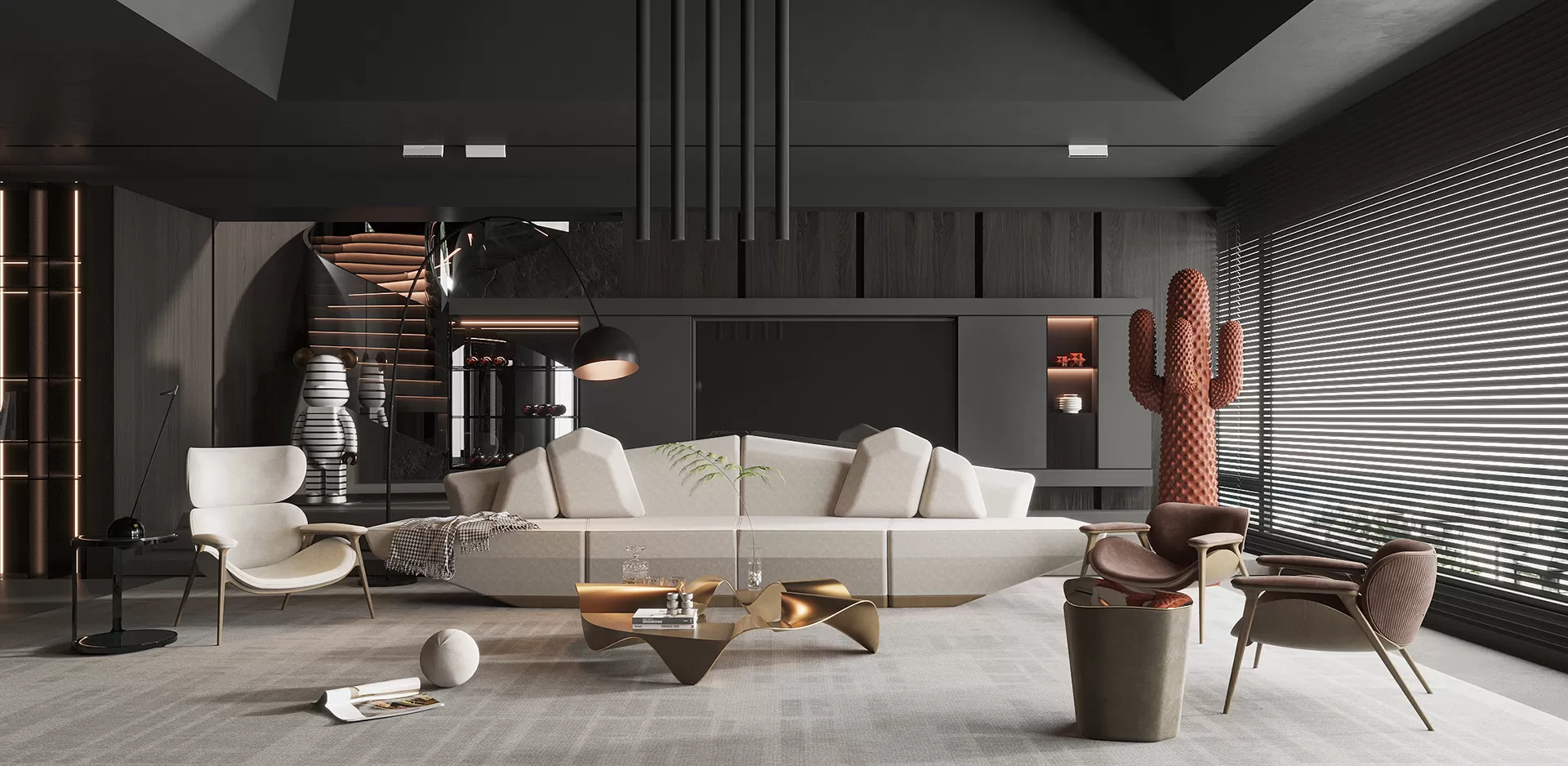 HOUSE SPACE 3D SCENES – VILLAS – 0090