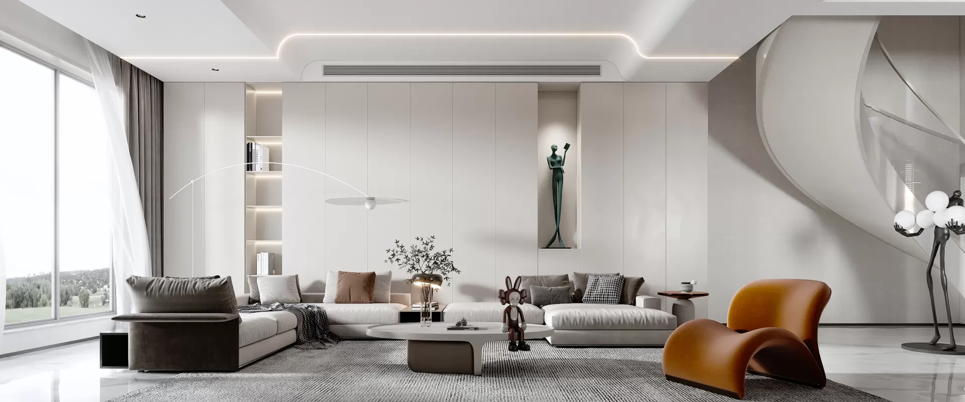 HOUSE SPACE 3D SCENES – VILLAS – 0107