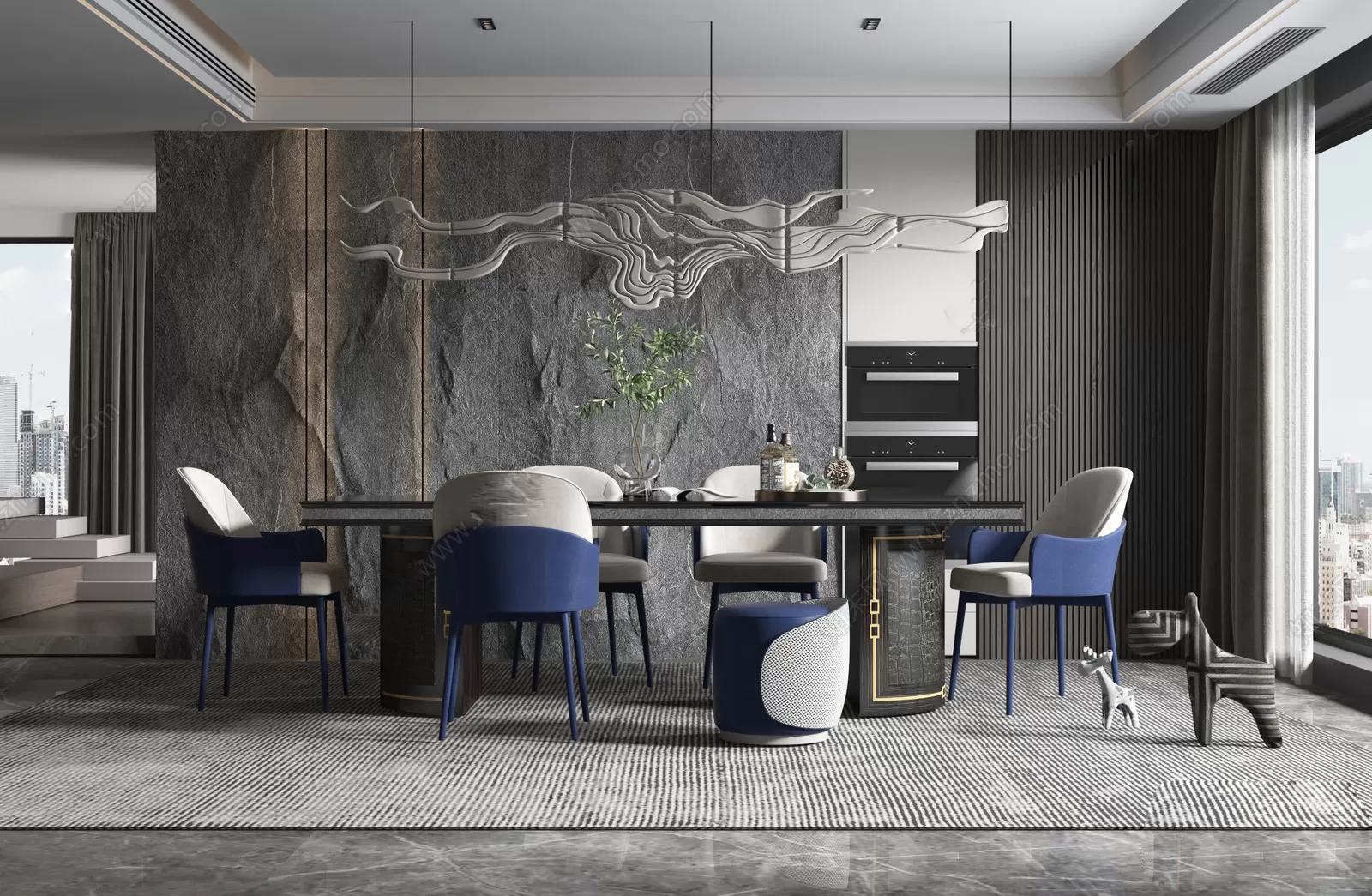 HOUSE SPACE 3D SCENES – VILLAS – 0122