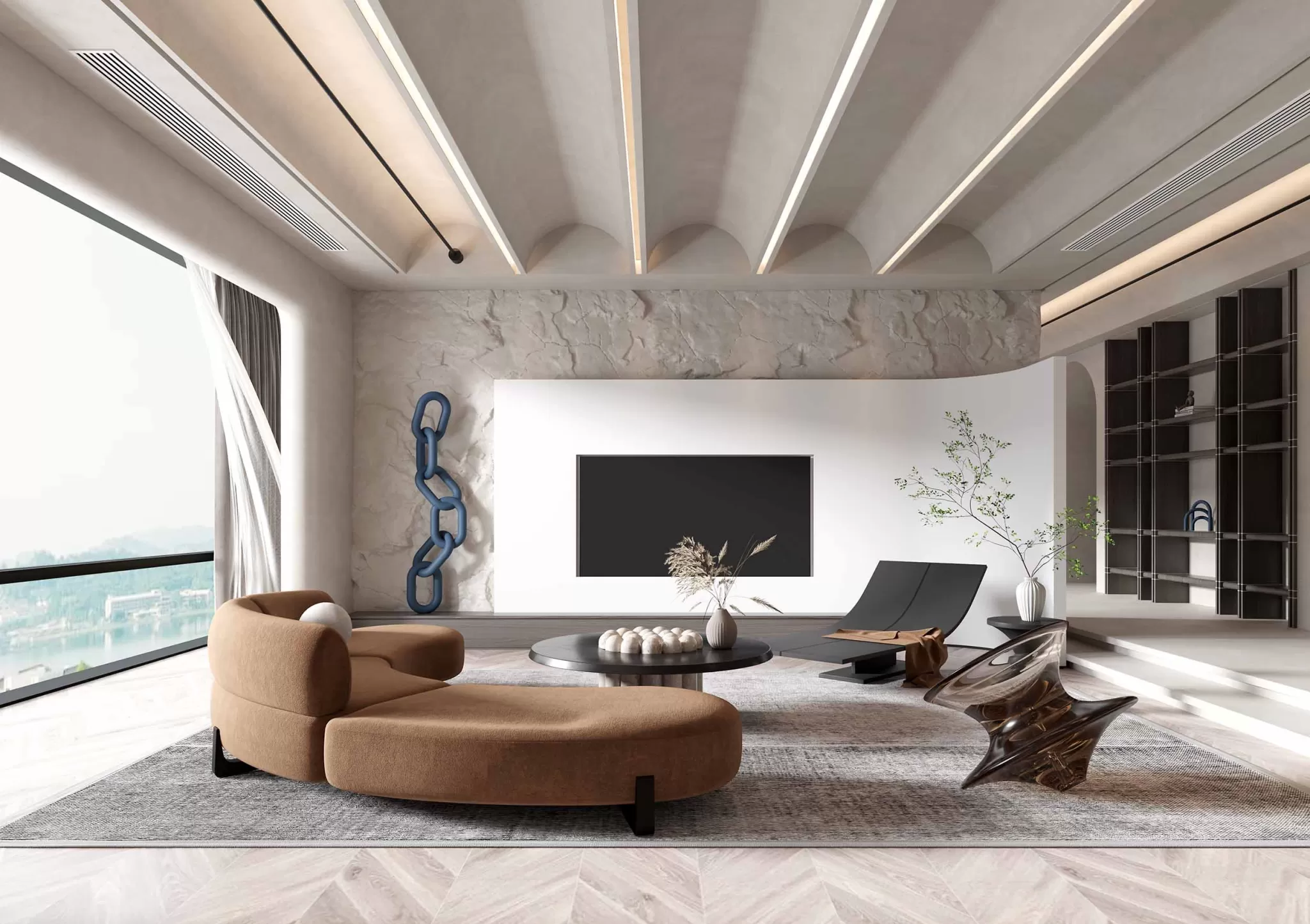 HOUSE SPACE 3D SCENES – LIVING ROOM – 0001