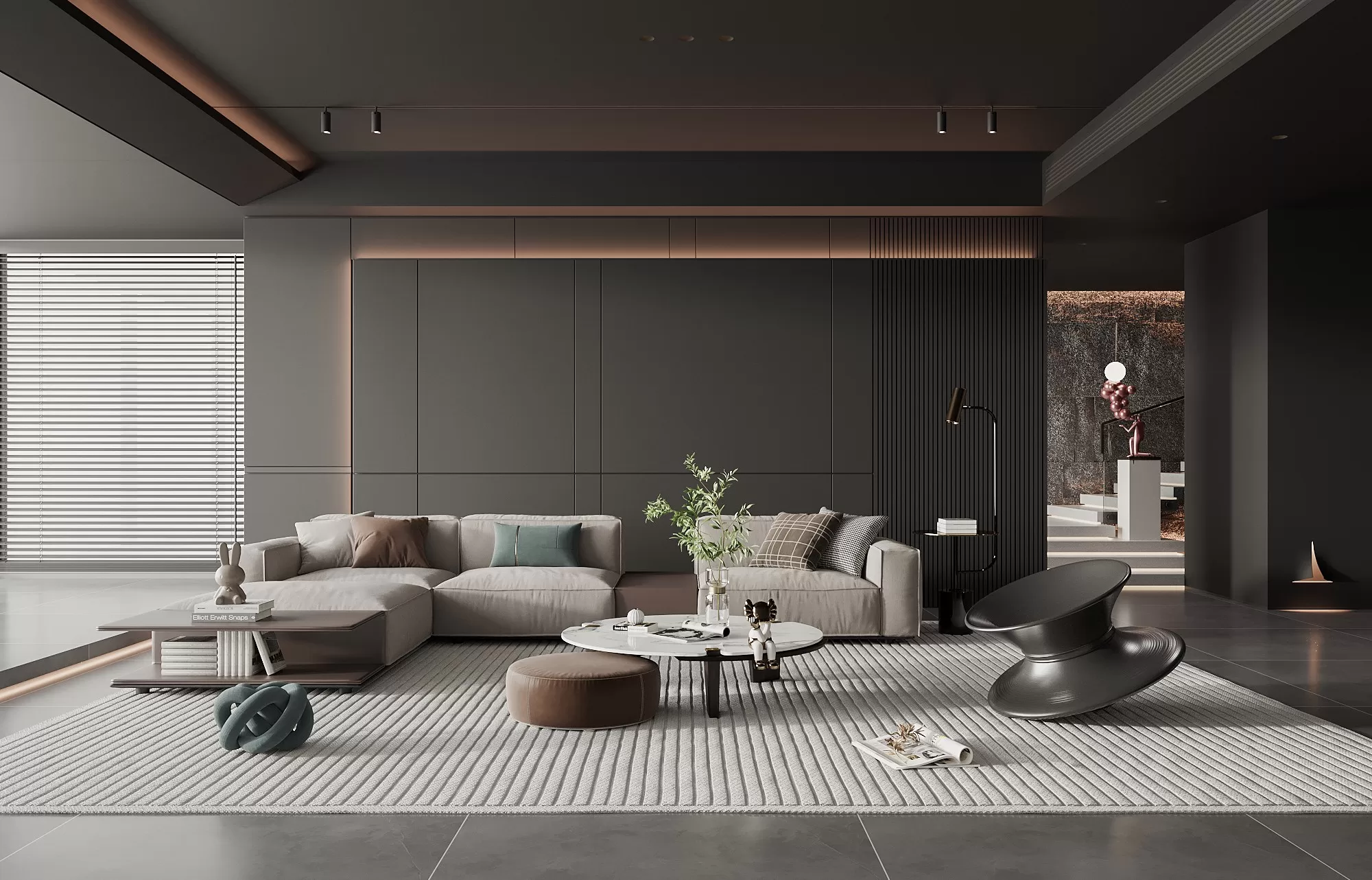 HOUSE SPACE 3D SCENES – LIVING ROOM – 0053