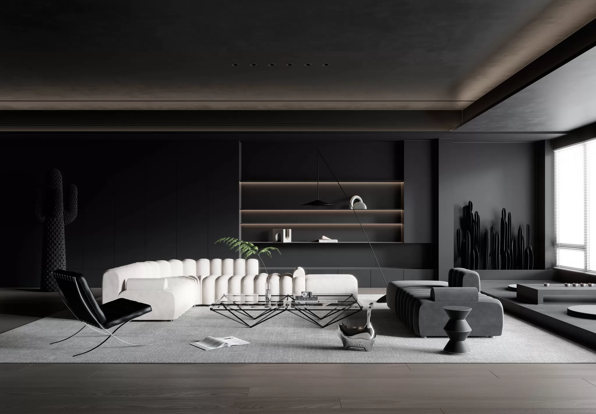 HOUSE SPACE 3D SCENES – LIVING ROOM – 0133