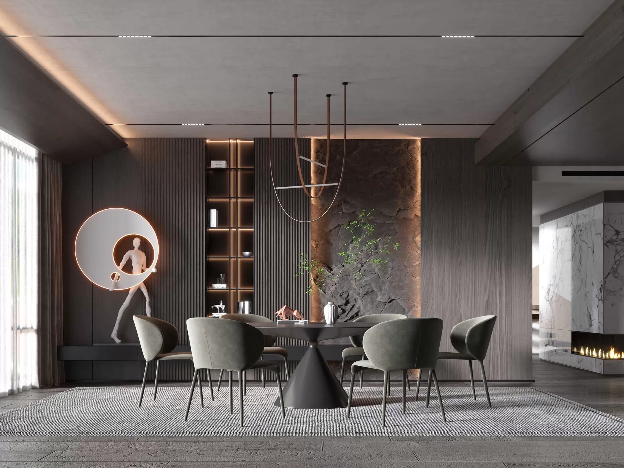 HOUSE SPACE 3D SCENES – DINING ROOM – 0009 HOUSE SPACE 3D SCENES – DINING ROOM – 0009