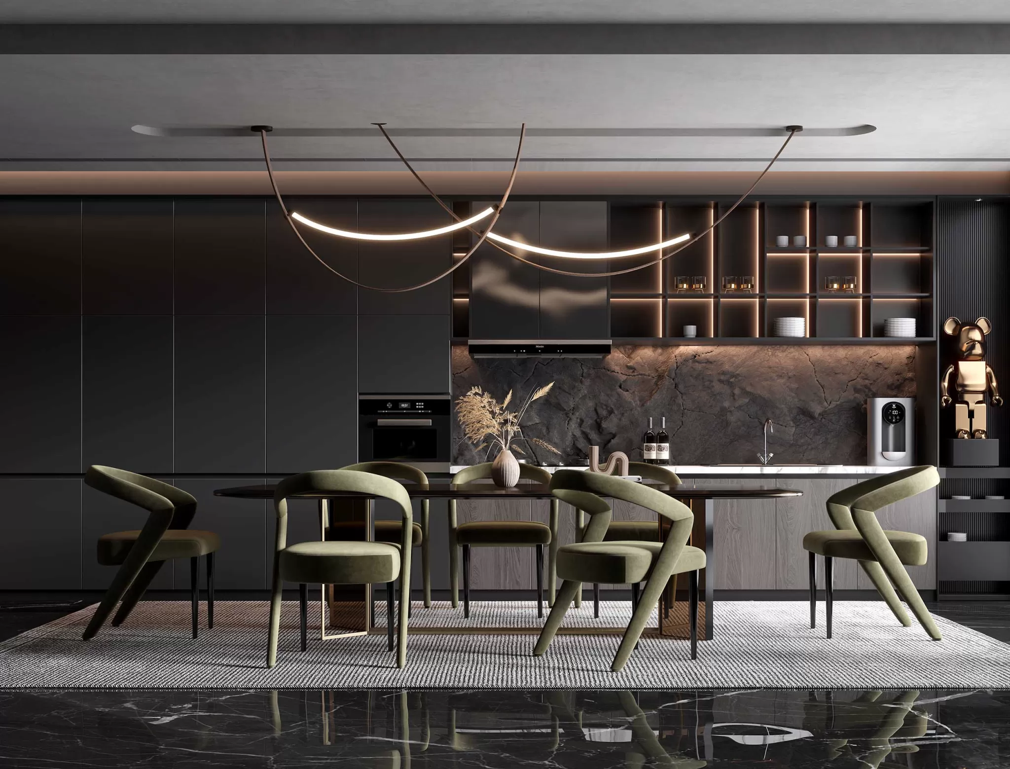 HOUSE SPACE 3D SCENES – DINING ROOM – 0014 HOUSE SPACE 3D SCENES – DINING ROOM – 0014