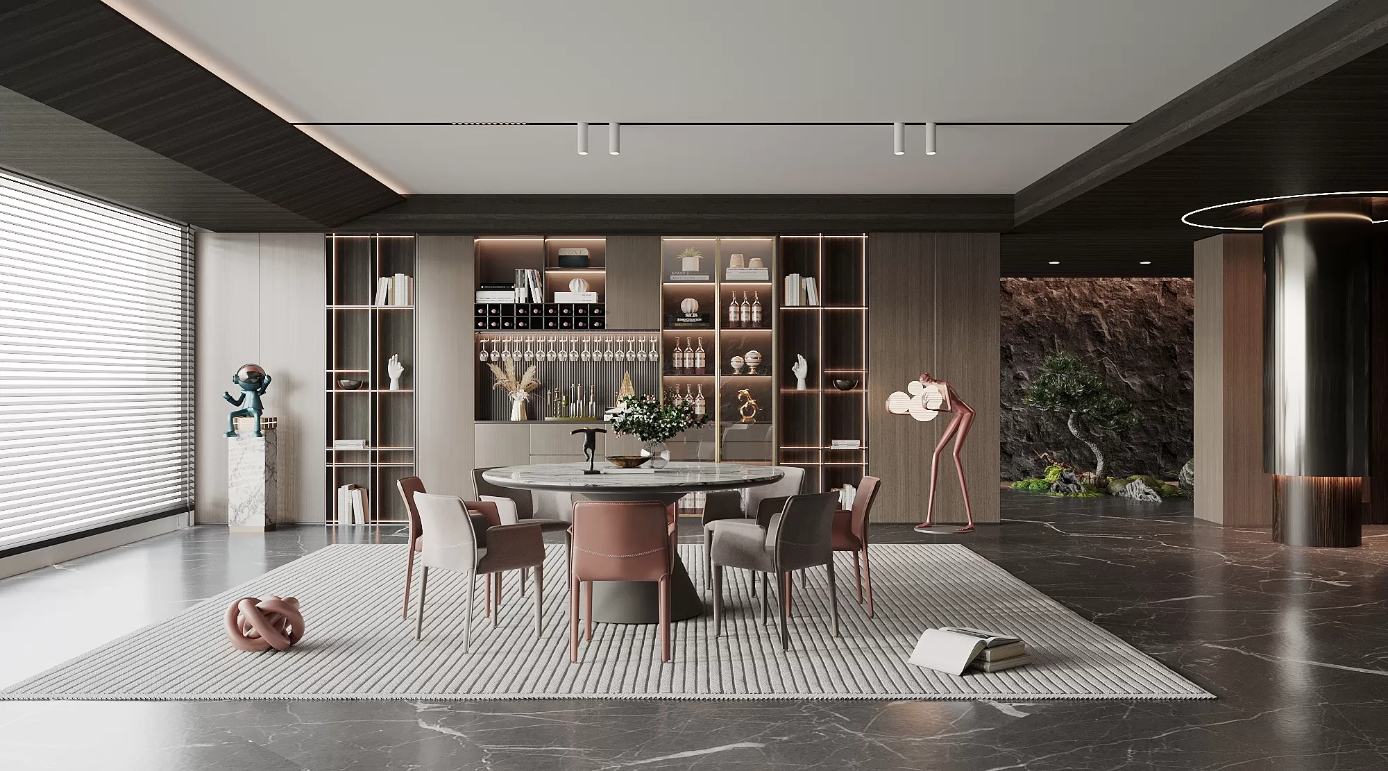 HOUSE SPACE 3D SCENES – DINING ROOM – 0047 HOUSE SPACE 3D SCENES – DINING ROOM – 0047