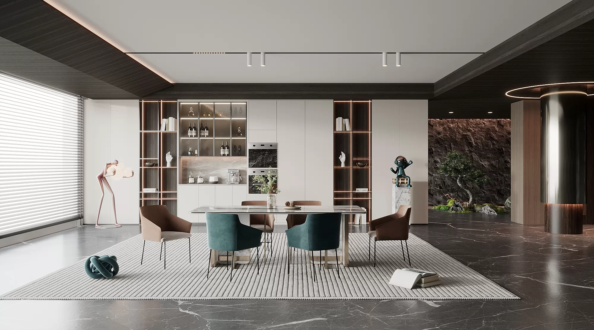 HOUSE SPACE 3D SCENES – DINING ROOM – 0048 HOUSE SPACE 3D SCENES – DINING ROOM – 0048